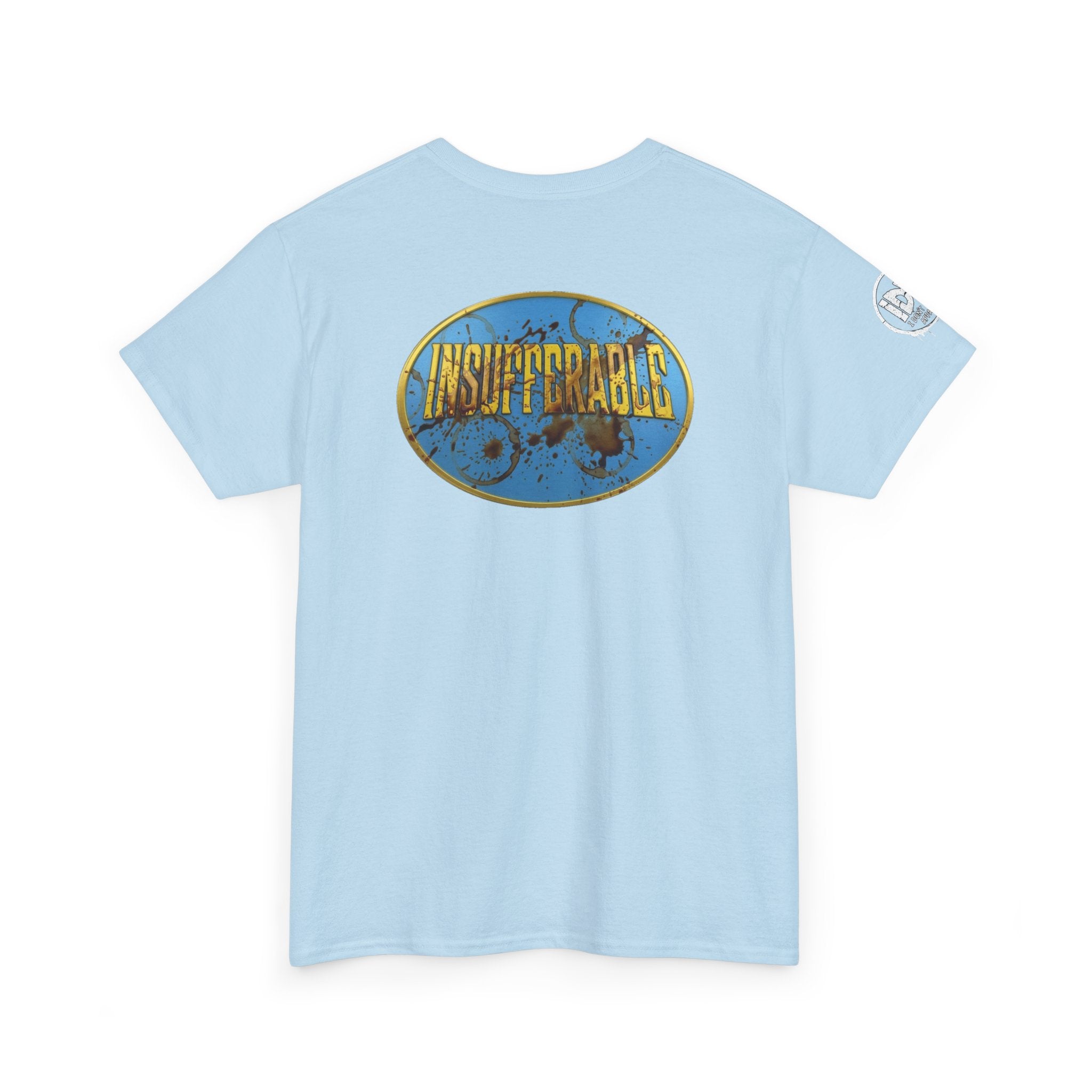 Insufferable Graphic Tee — Retro Oval Logo T‑Shirt