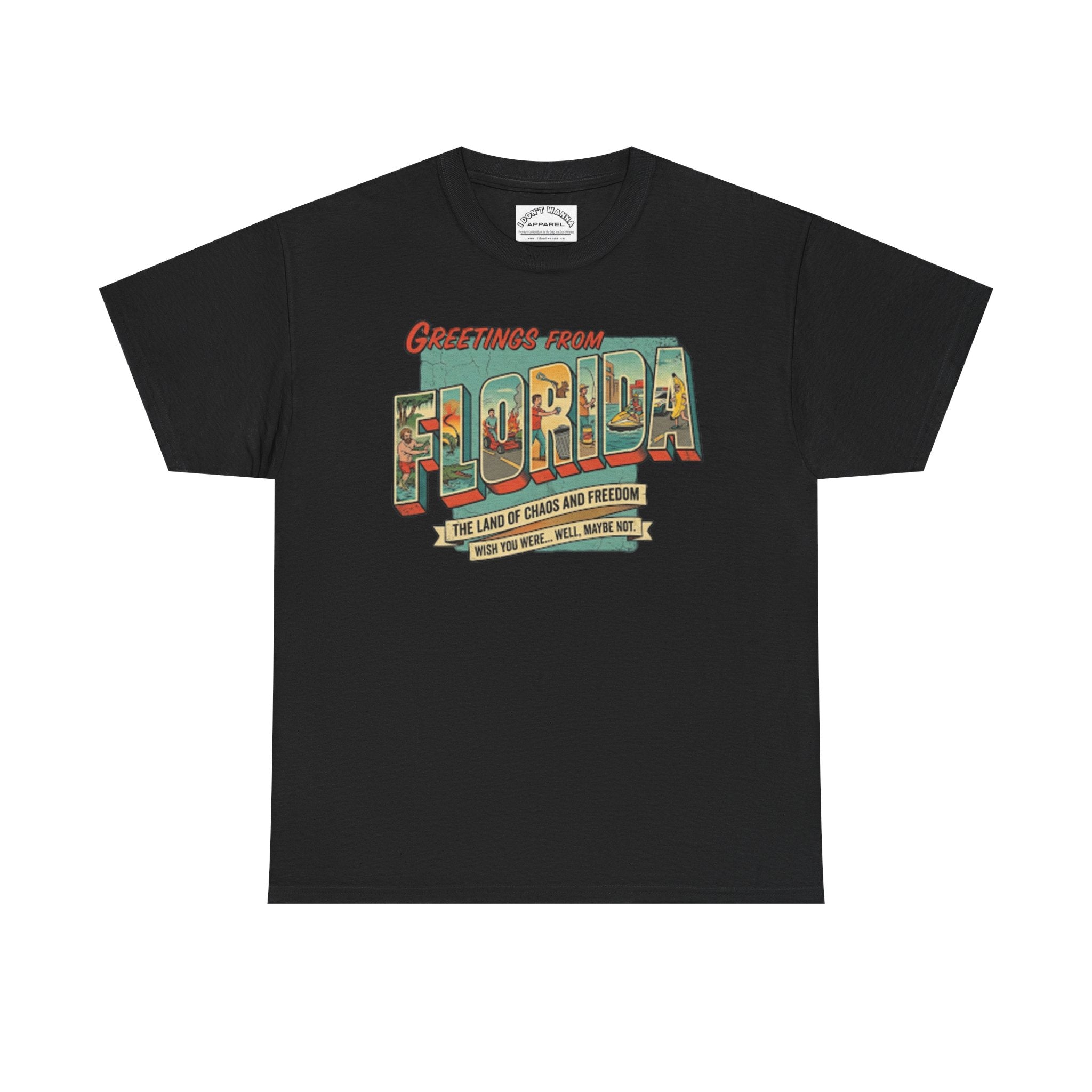 Florida Man 'We Wish You Were Here' T-Shirt — Greetings From Florida News Headlines