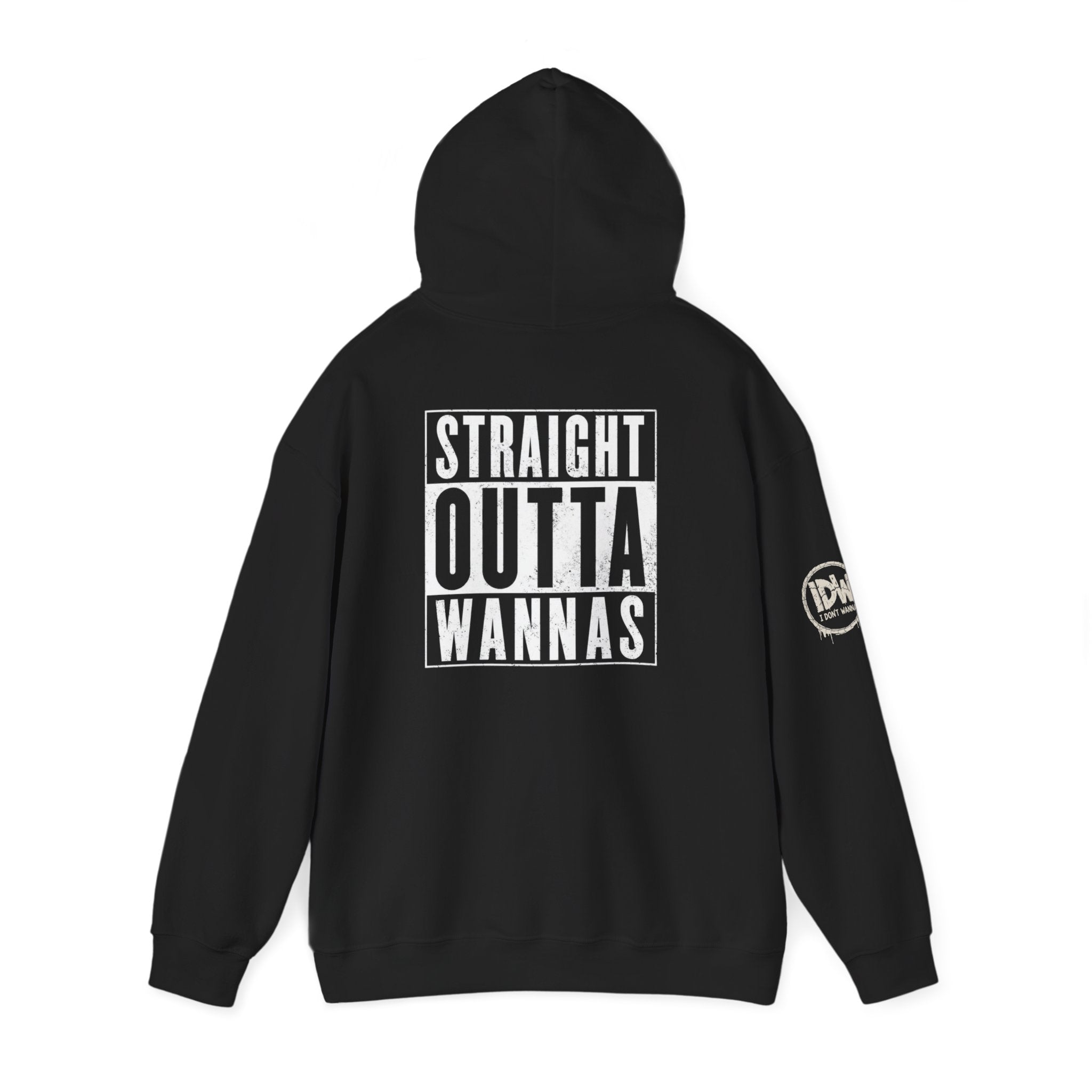 Hoodie — "Straight Outta Wannas" Graphic Pullover