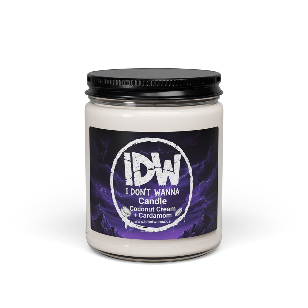 I Don’t Wanna - Coconut Cream & Cardamom Scented Soy Candle (9 oz)