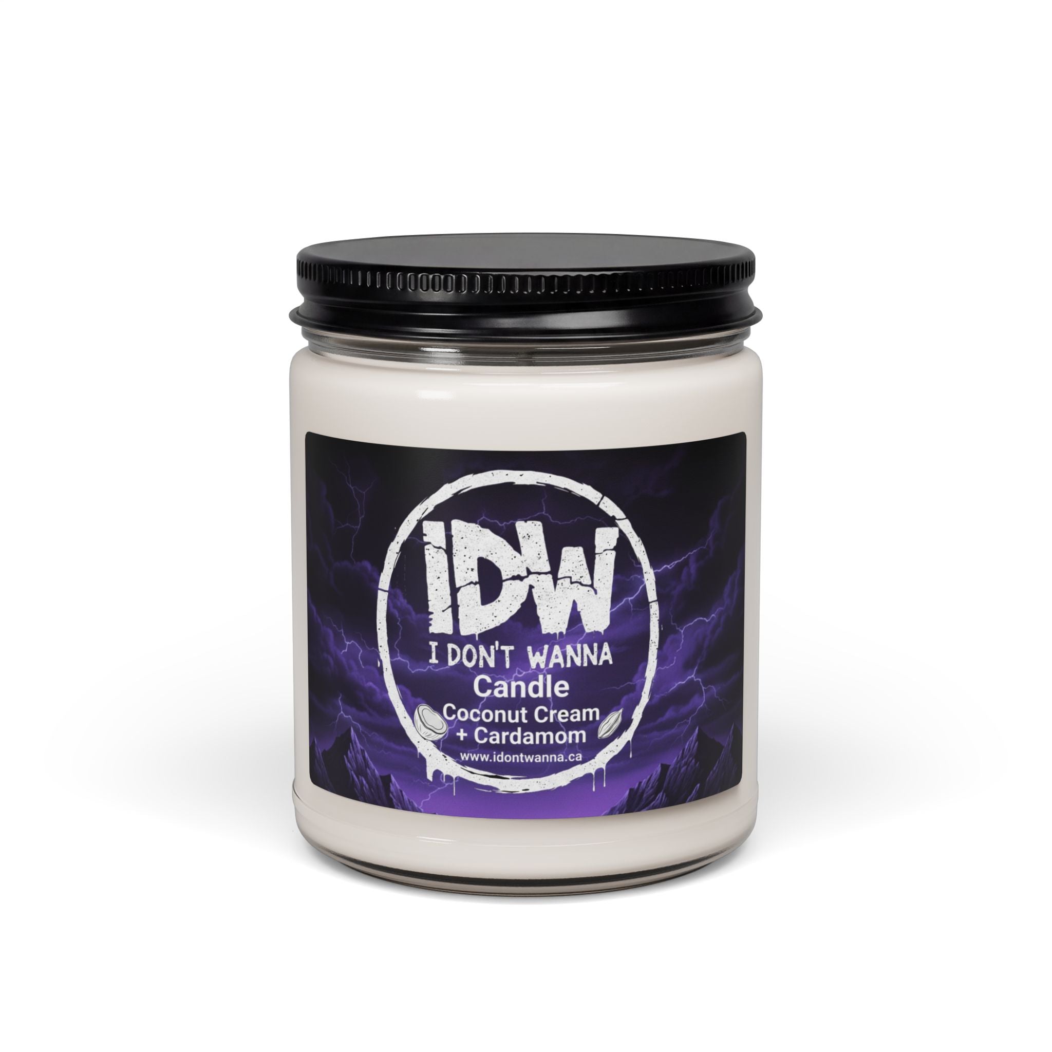 I Don’t Wanna - Coconut Cream & Cardamom Scented Soy Candle (9 oz)