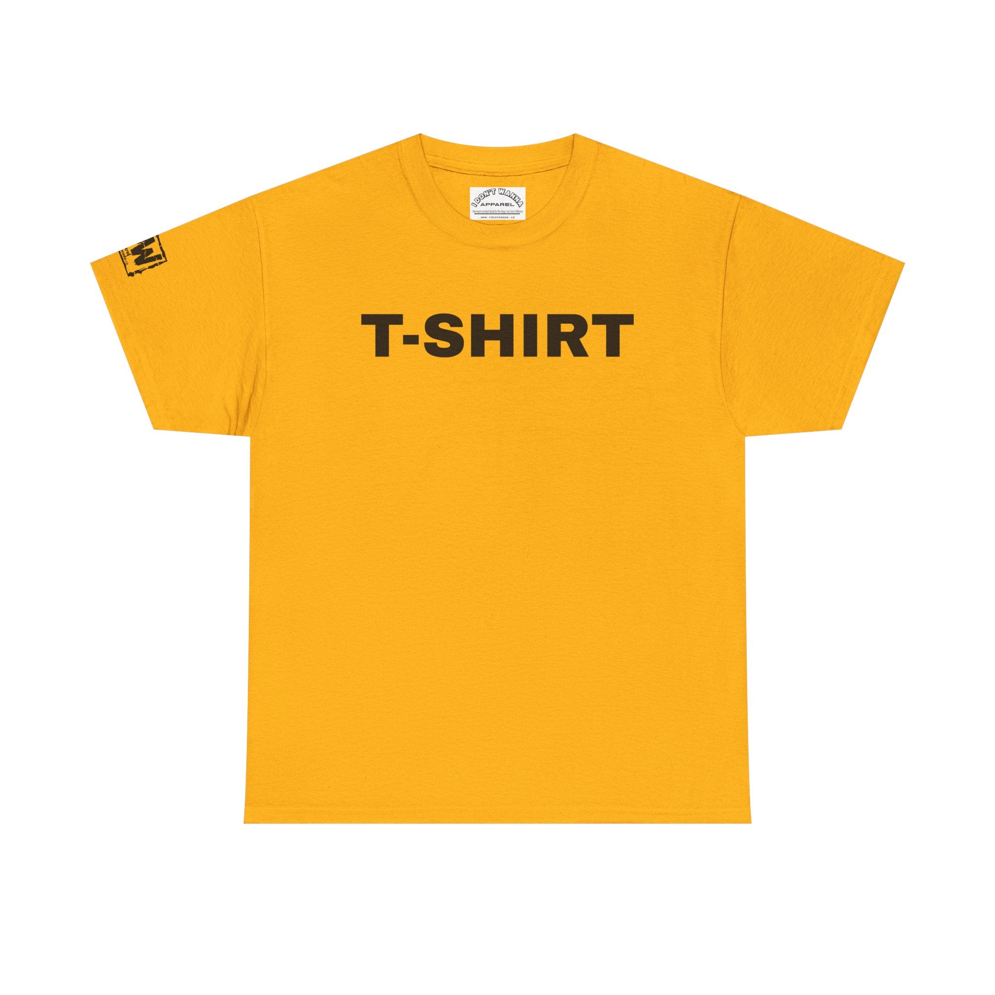T-Shirt "T-SHIRT" Yellow/Gold Chaotic Energy Tee