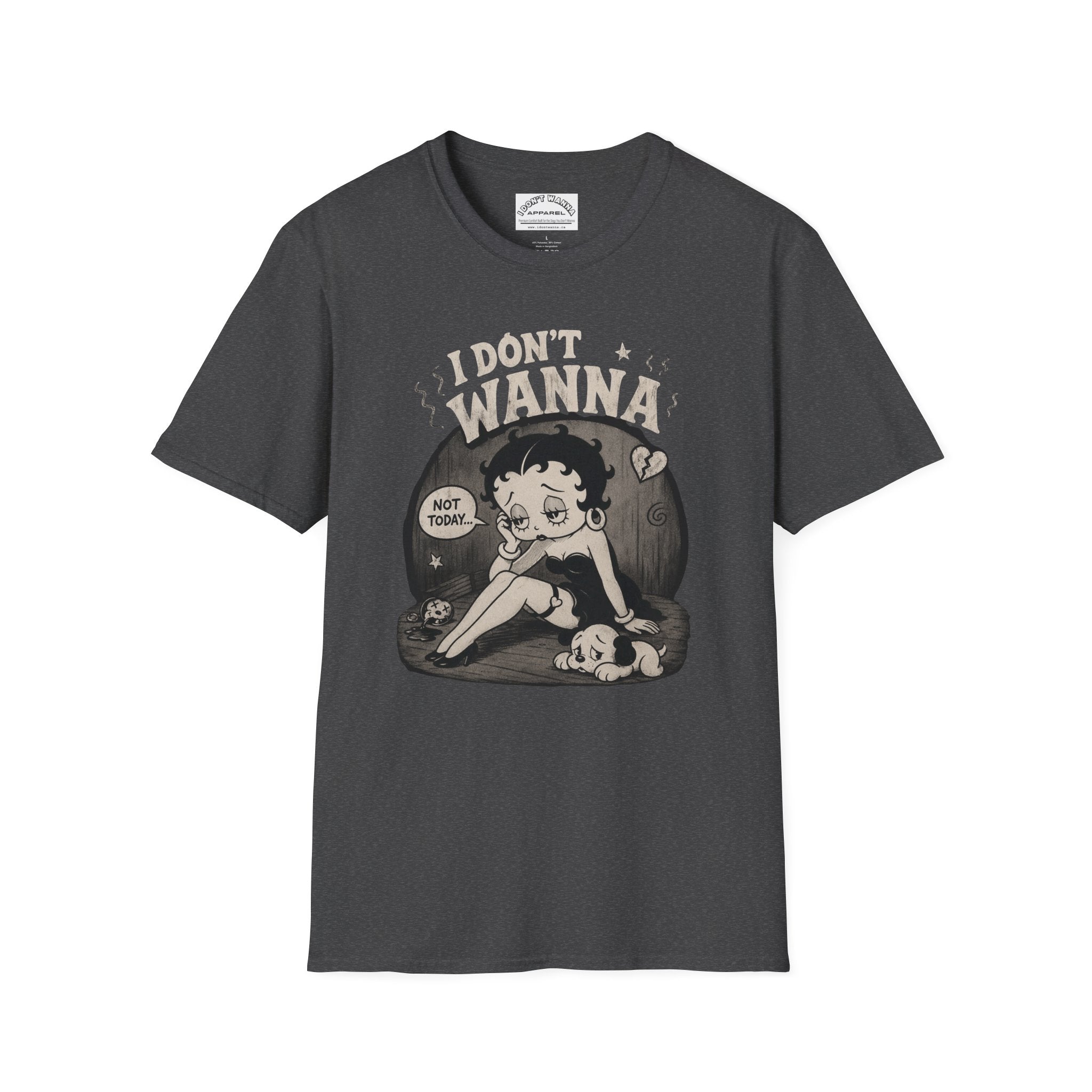 Women's Retro 'Betty I Don't Wanna' Graphic T-Shirt