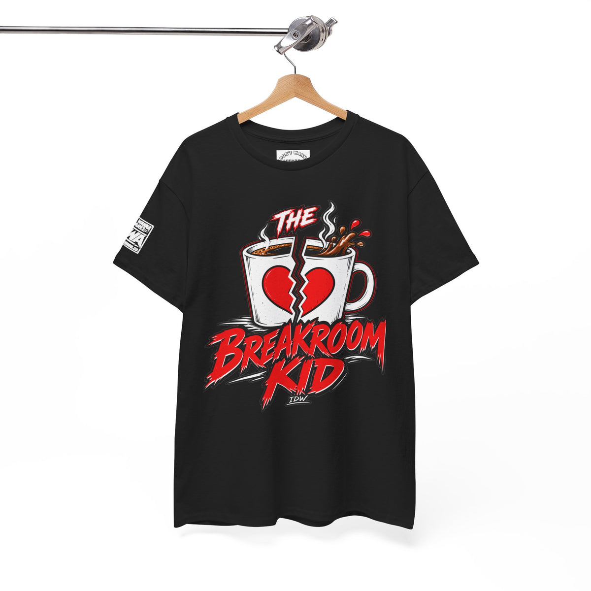 Breakroom Kid Tee — “I Think I’m TIRED. I Know I’m COMFY.” Coffee Shop Graphic Tee