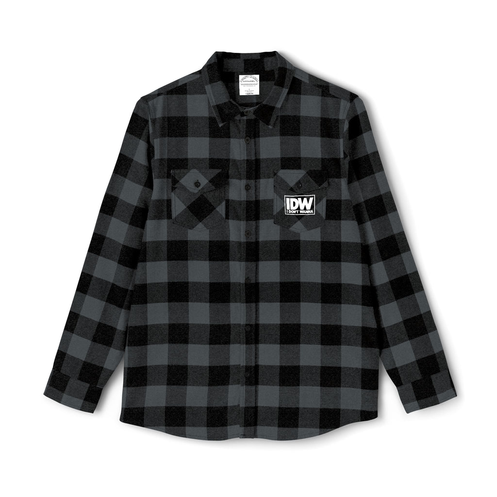 Checked Out Flannel Shirt – Black Plaid Button-Up