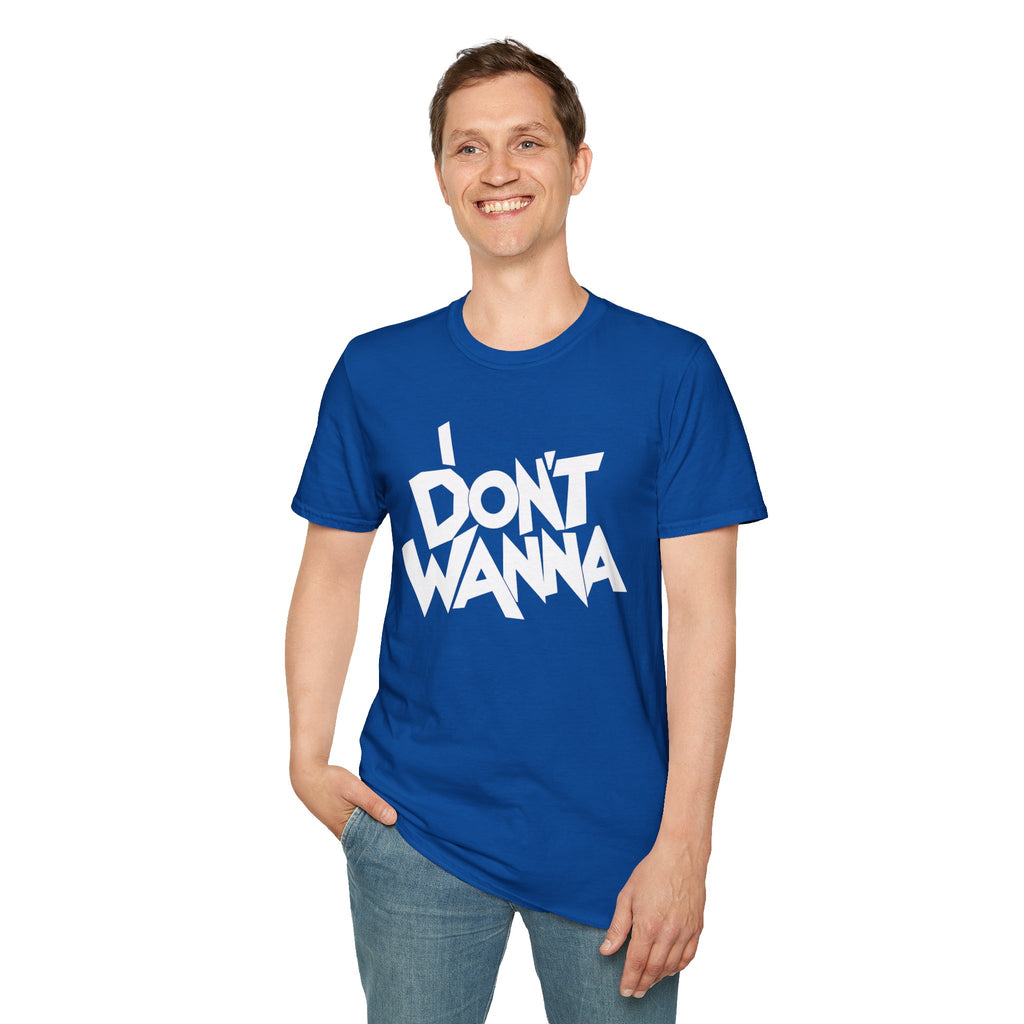 I DON'T WANNA EVIL HORROR Tee