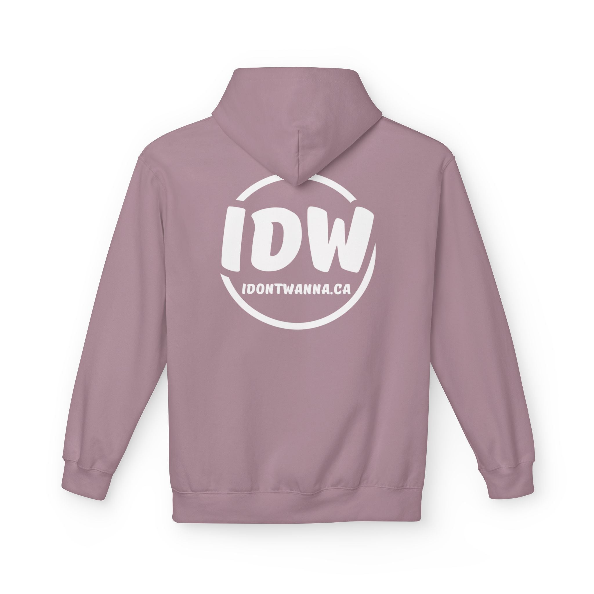 “I Don’t Wanna” Cozy Fleece Hoodie — Bold Mood-Status Pullover