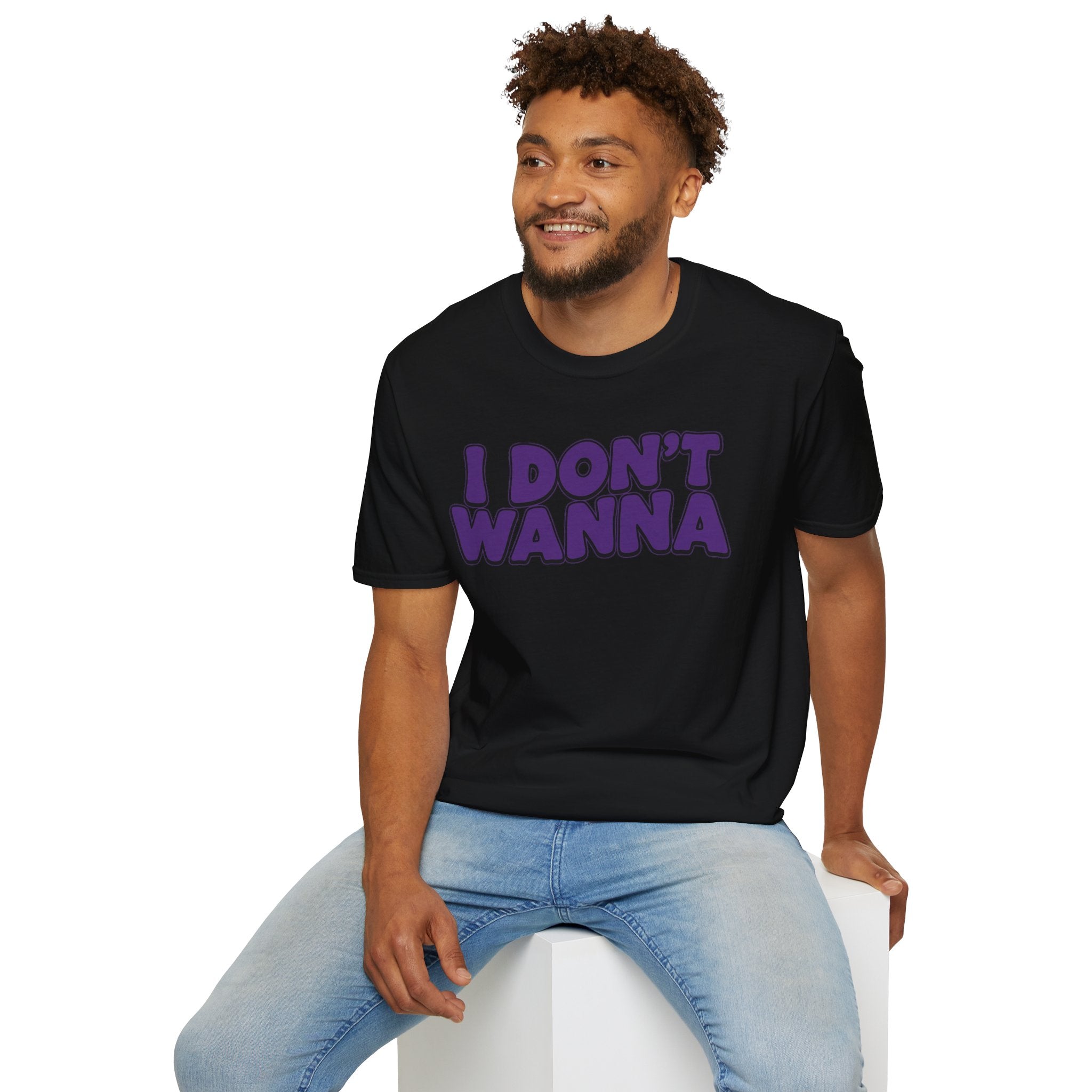 70s Heavy Metal Retro I Don't Wanna Graphic T-Shirt
