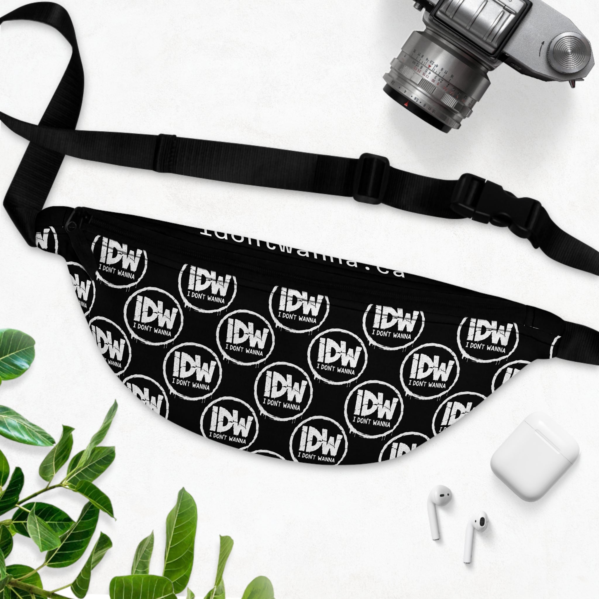 I Don't Wanna Logo Fanny Pack