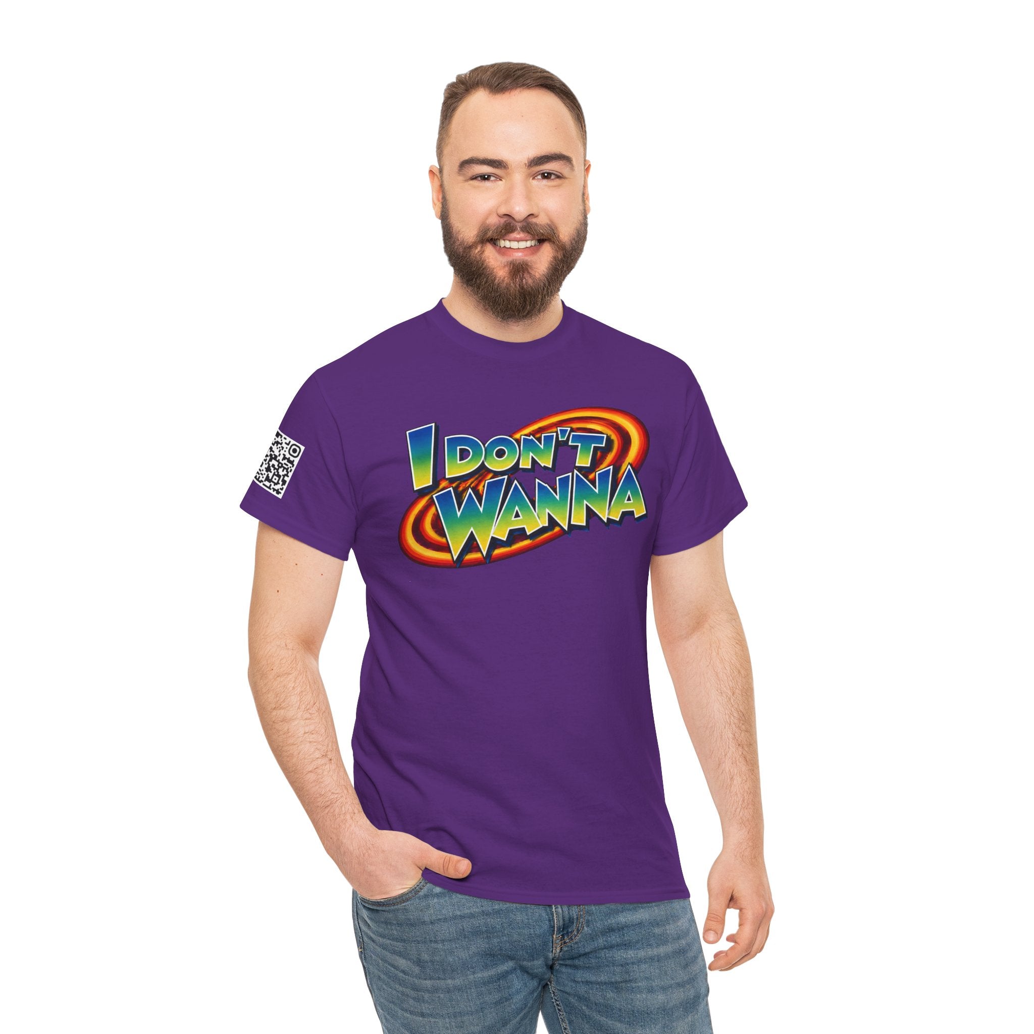I Don’t Wanna Retro Logo Tee — “I don't wanna be dramatic, but without coffee I will perish” Graphic Shirt