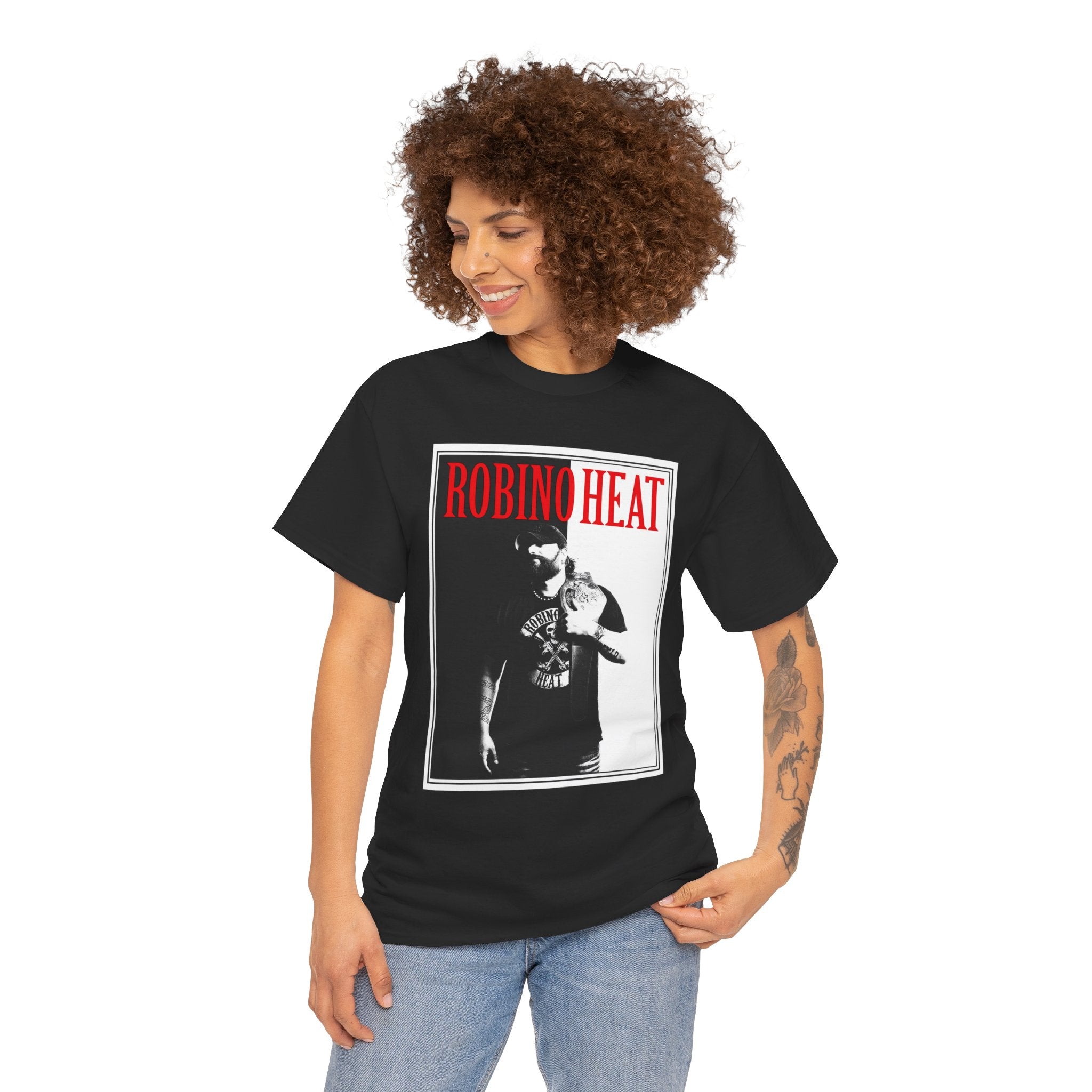 Scarface-Style "Robino Heat" T-Shirt — Classic Film Poster Tee