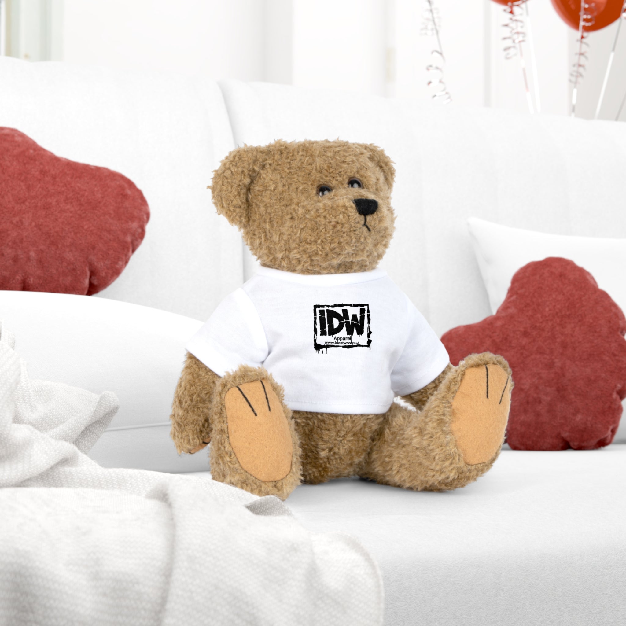 Plush Toy — Animal Friends Wearing "IDW (I Don't Wanna)" Tee