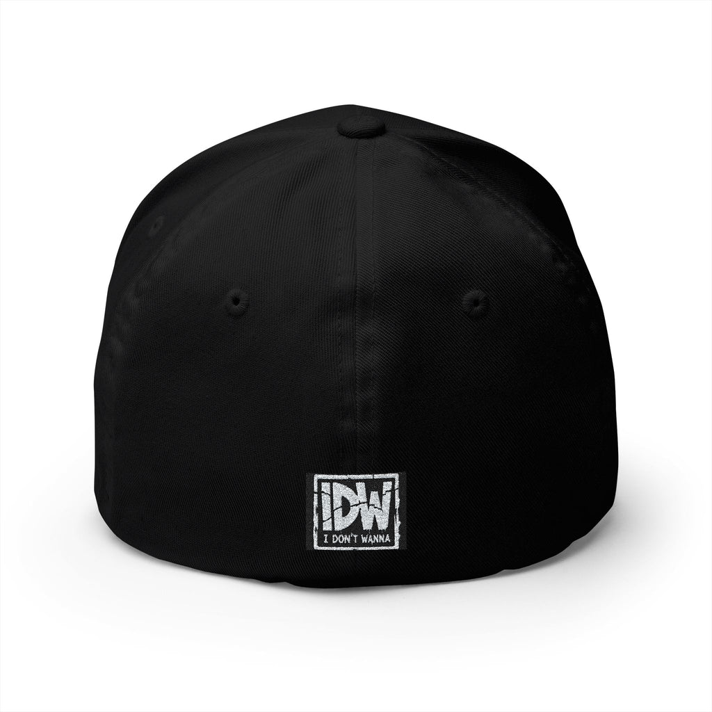 Embroidered 'I Don't Wanna' Logo Cap — Structured Closed-Back Baseball Hat