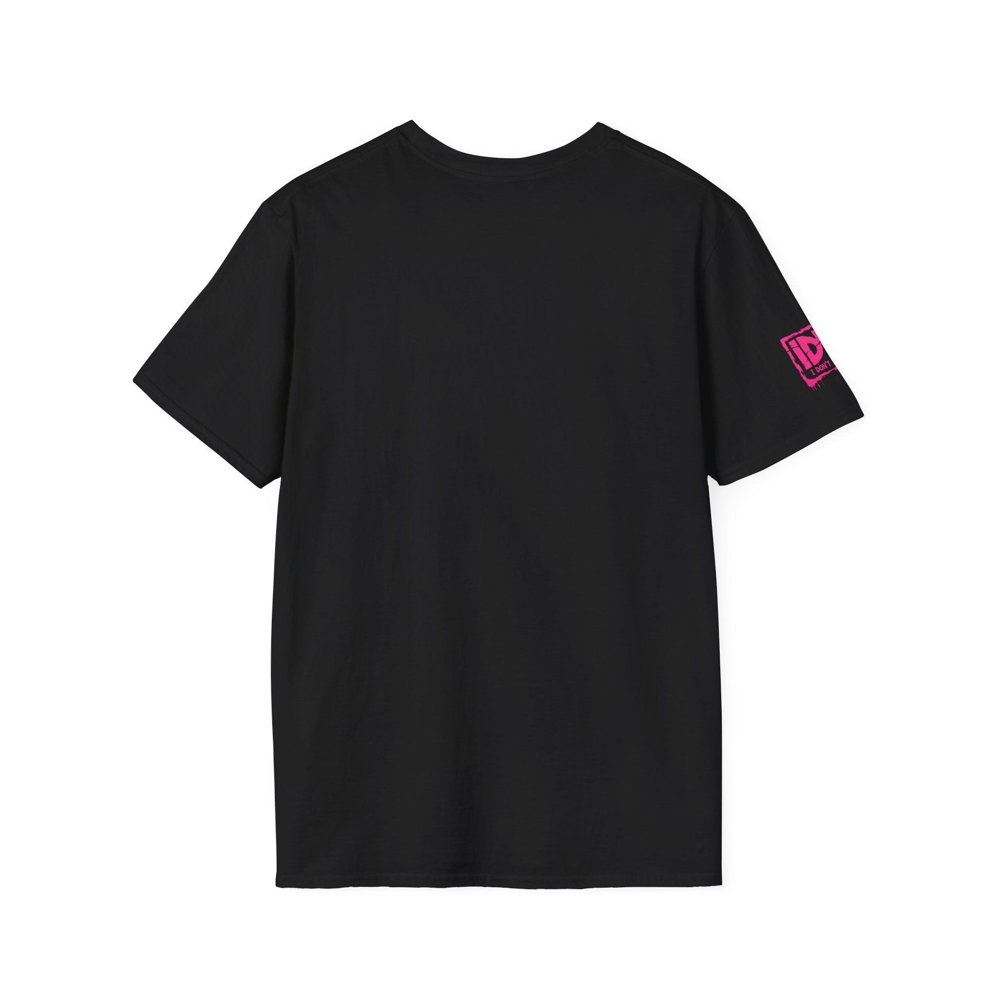 She Doesn't Even Wanna Be Here Funny Mean Girls-Inspired Pink Wednesday Tee