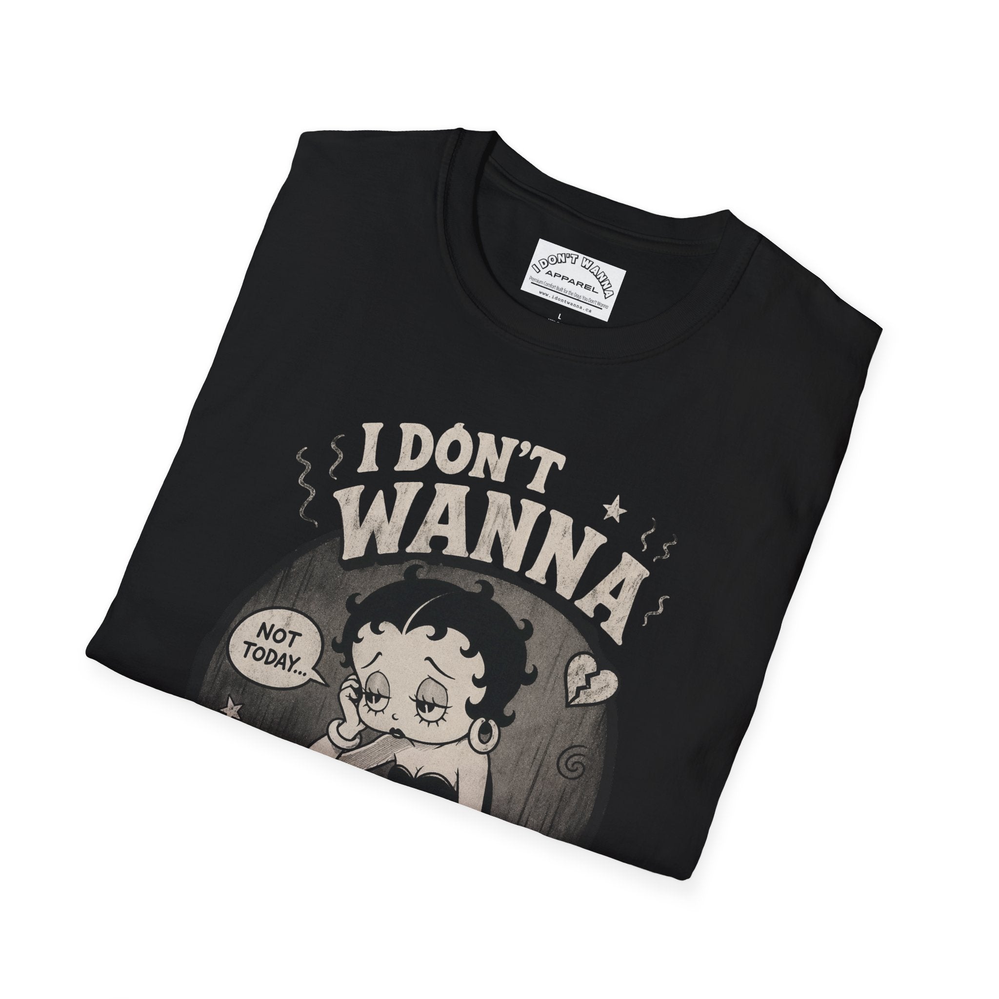 Women's Retro 'Betty I Don't Wanna' Graphic T-Shirt