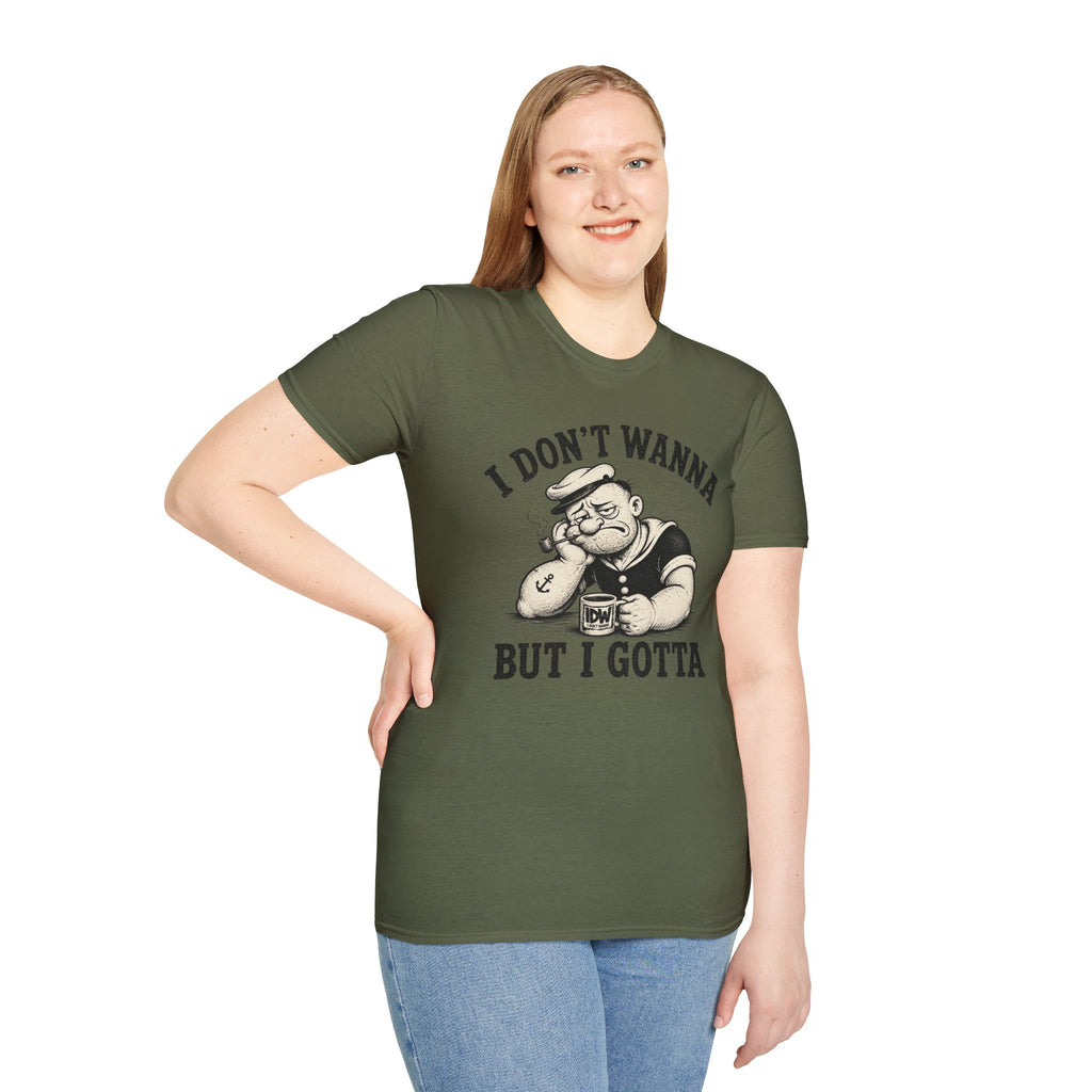 Sailor 'I Don't Wanna But I Gotta' Retro Tee