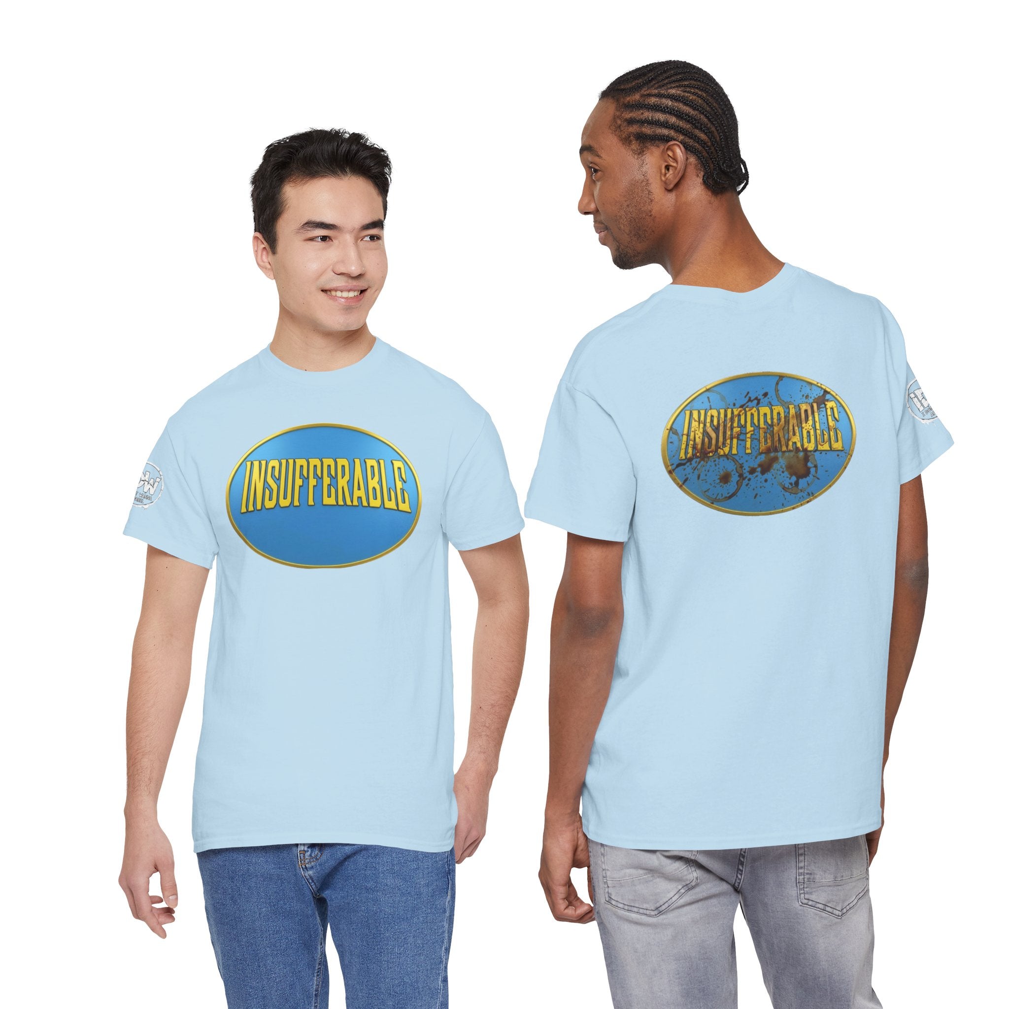 Insufferable Graphic Tee — Retro Oval Logo T‑Shirt