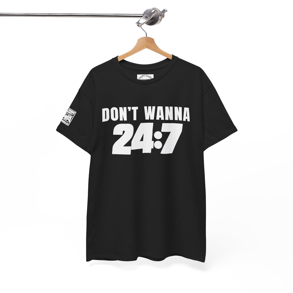 Don’t Wanna 24:7 Wrestling-Inspired Graphic T-Shirt