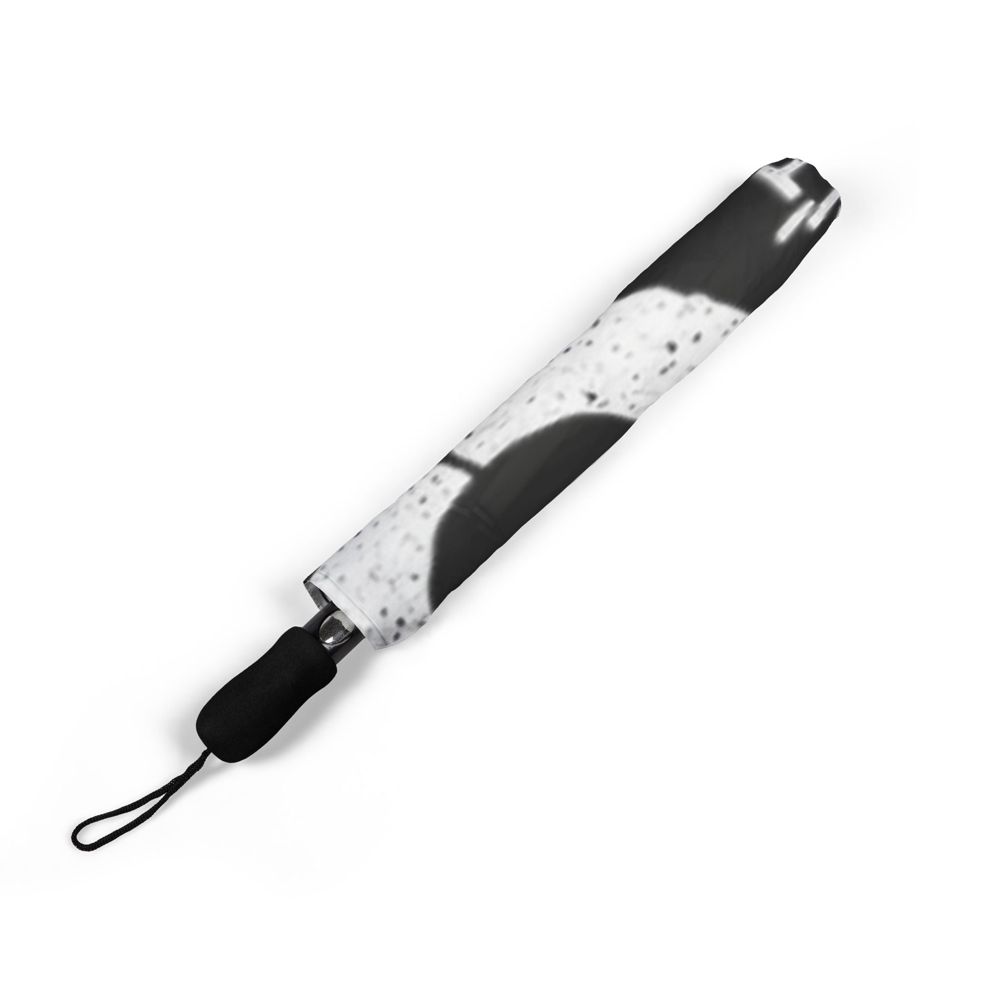 Umbrella — "I Don't Wanna" Distressed Logo Compact Foldable Umbrella