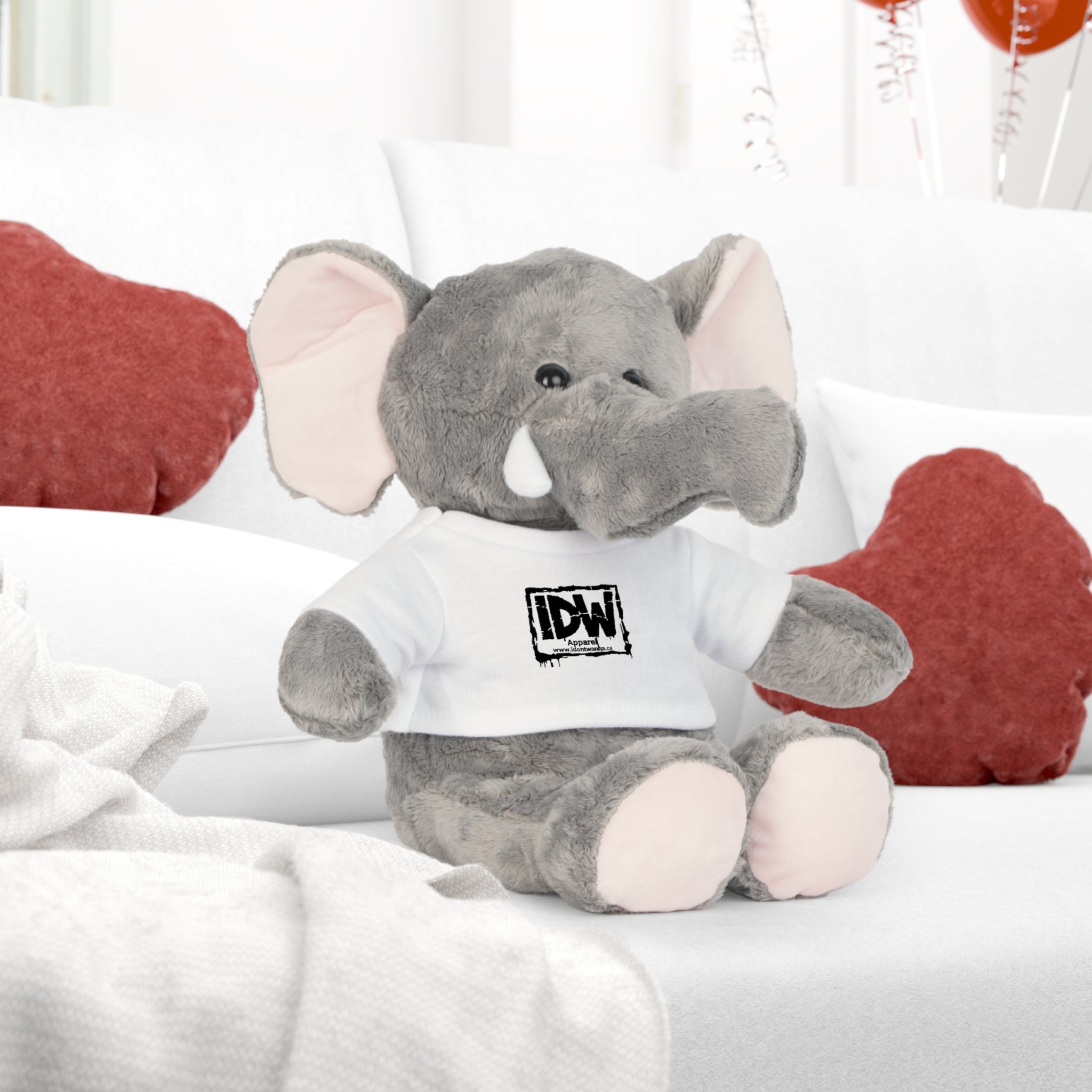 Plush Toy — Animal Friends Wearing "IDW (I Don't Wanna)" Tee