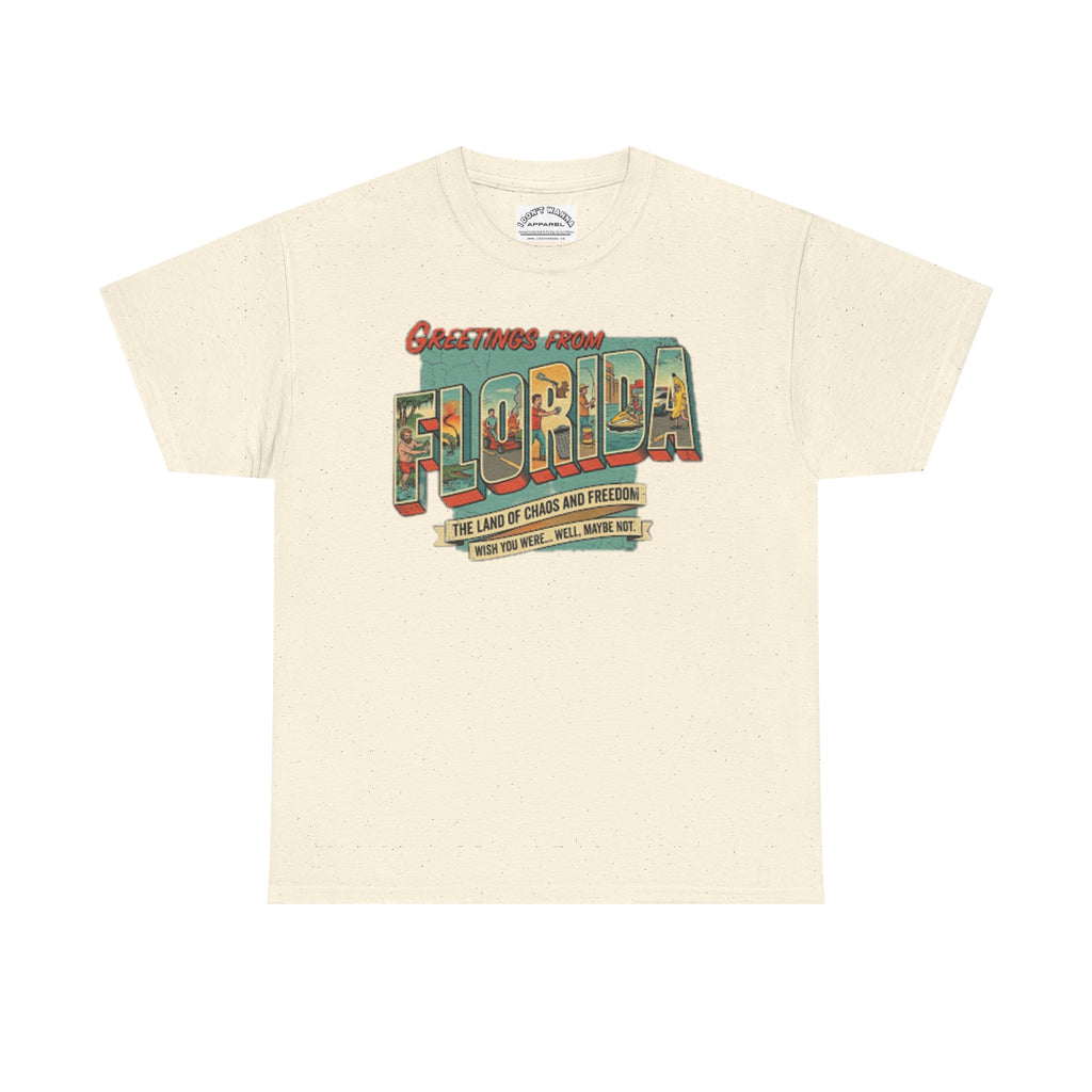 Florida Man 'We Wish You Were Here' T-Shirt — Greetings From Florida News Headlines
