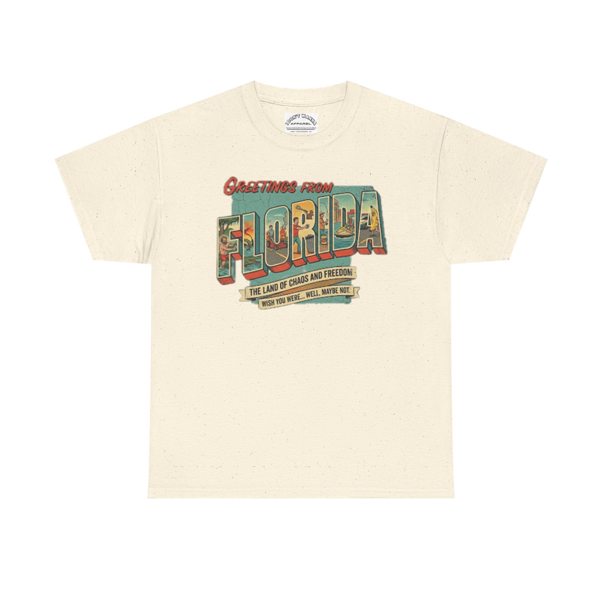 Florida Man 'We Wish You Were Here' T-Shirt — Greetings From Florida News Headlines