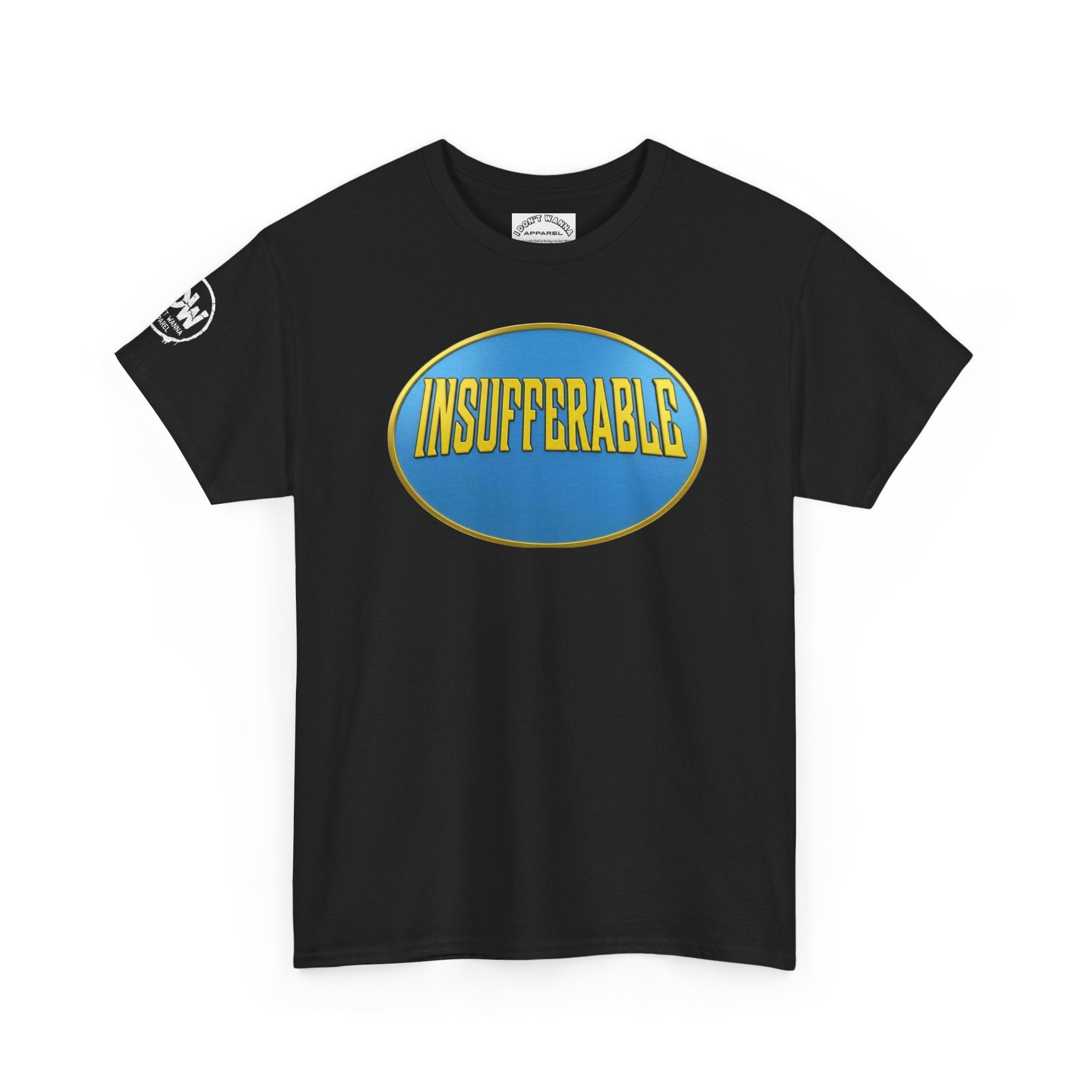 Insufferable Graphic Tee — Retro Oval Logo T‑Shirt