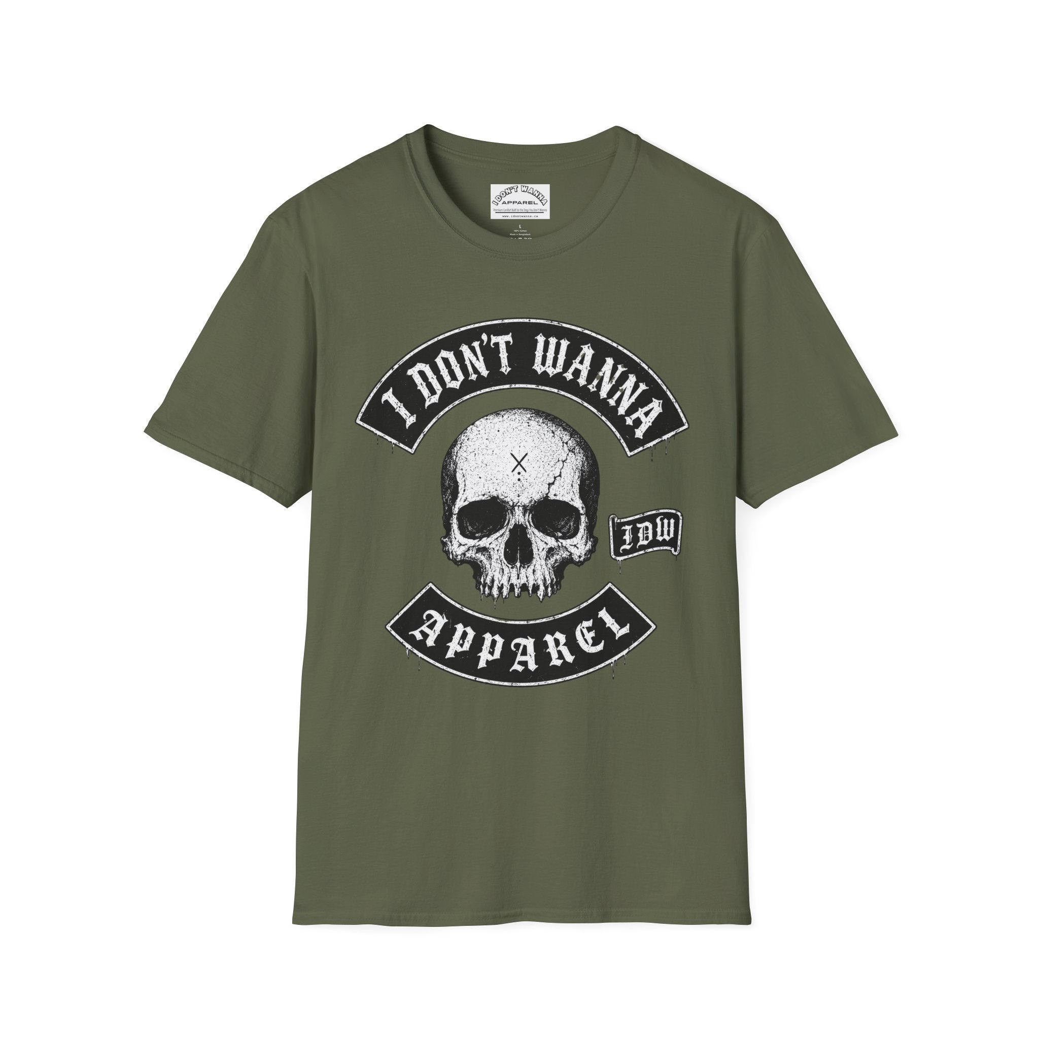 I Don't Wanna Apparel - IDW Badge Heavy Metal Tee