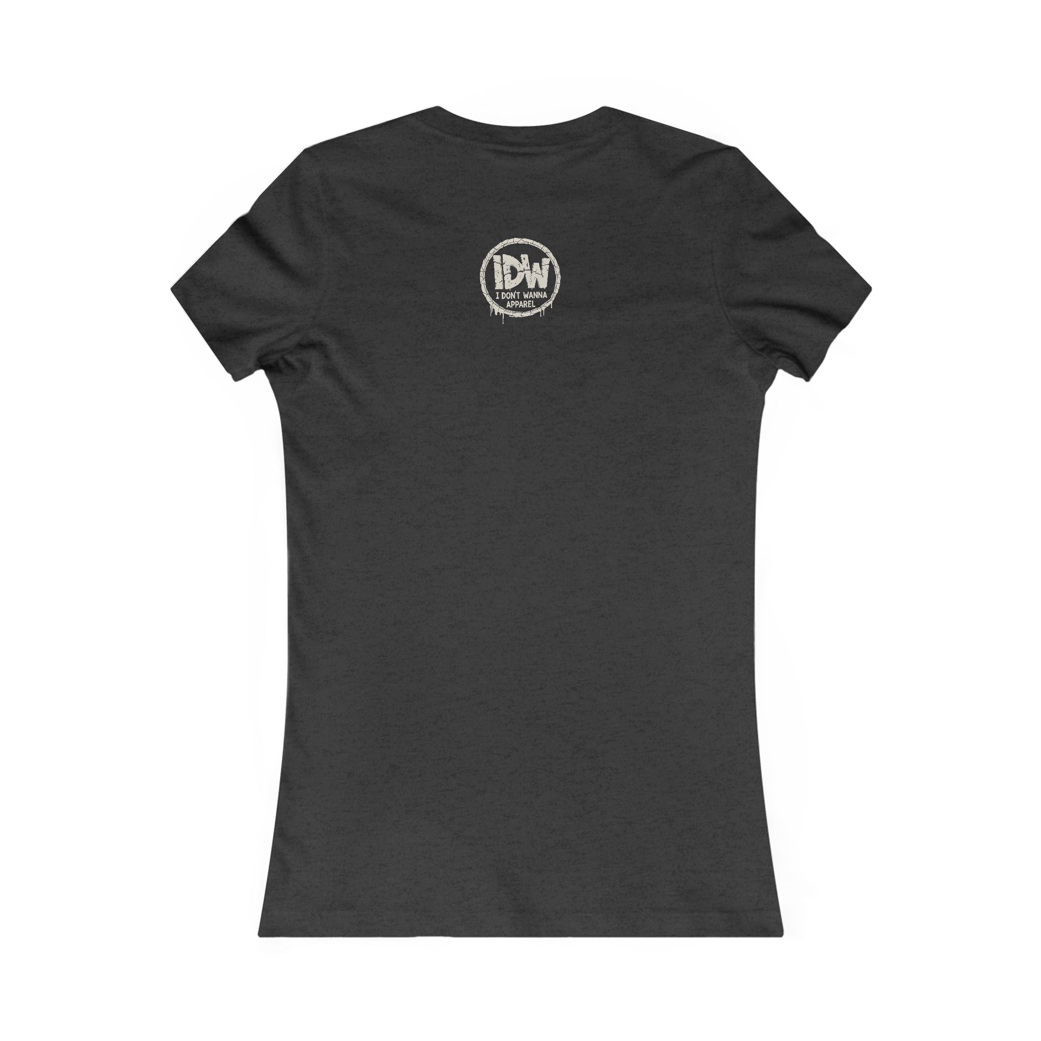 I DON'T WANNA (IDW) Women's Graphic Tee — Edgy Drip Logo Shirt