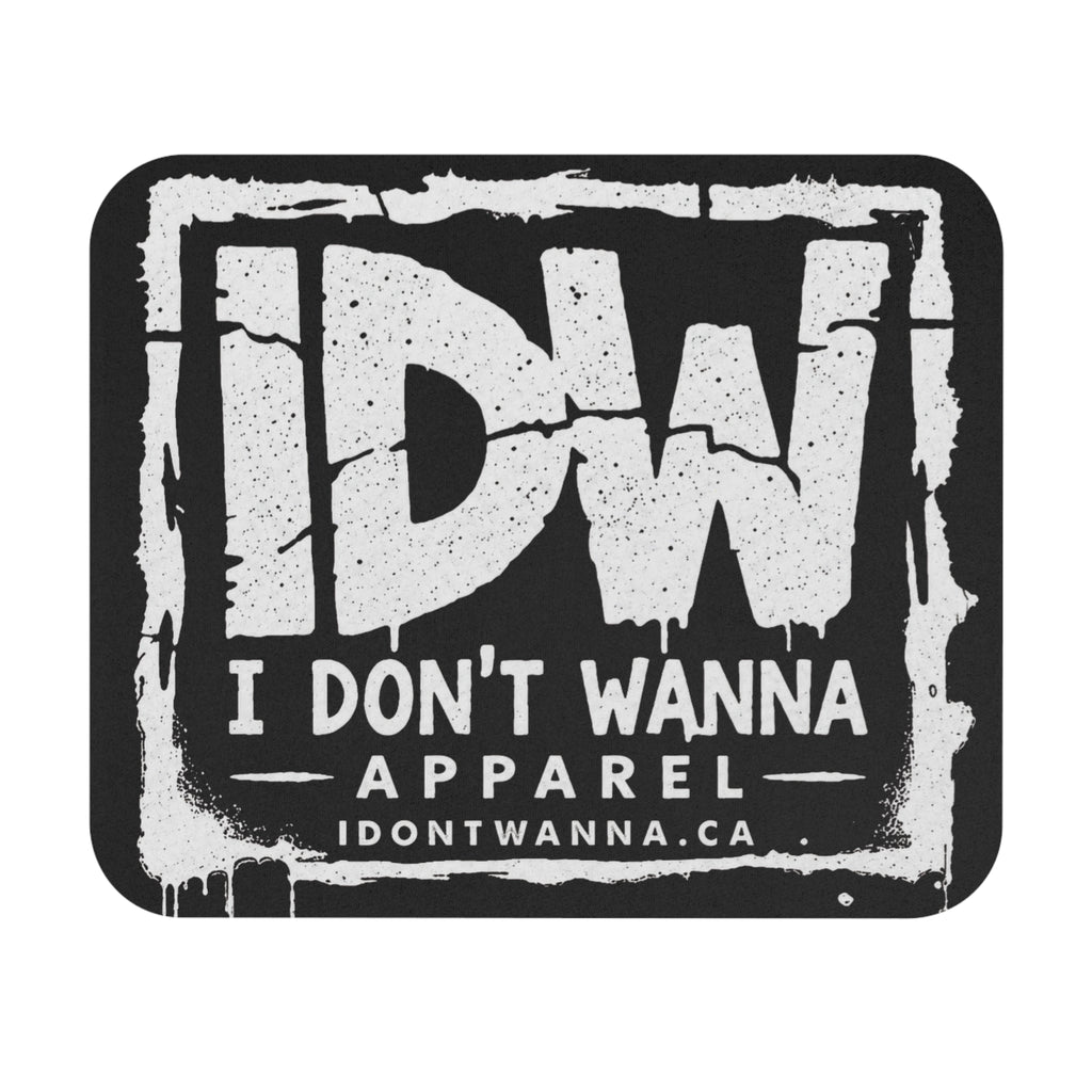 Mouse Pad — 'I Don't Wanna' Grunge Logo Desk Mat