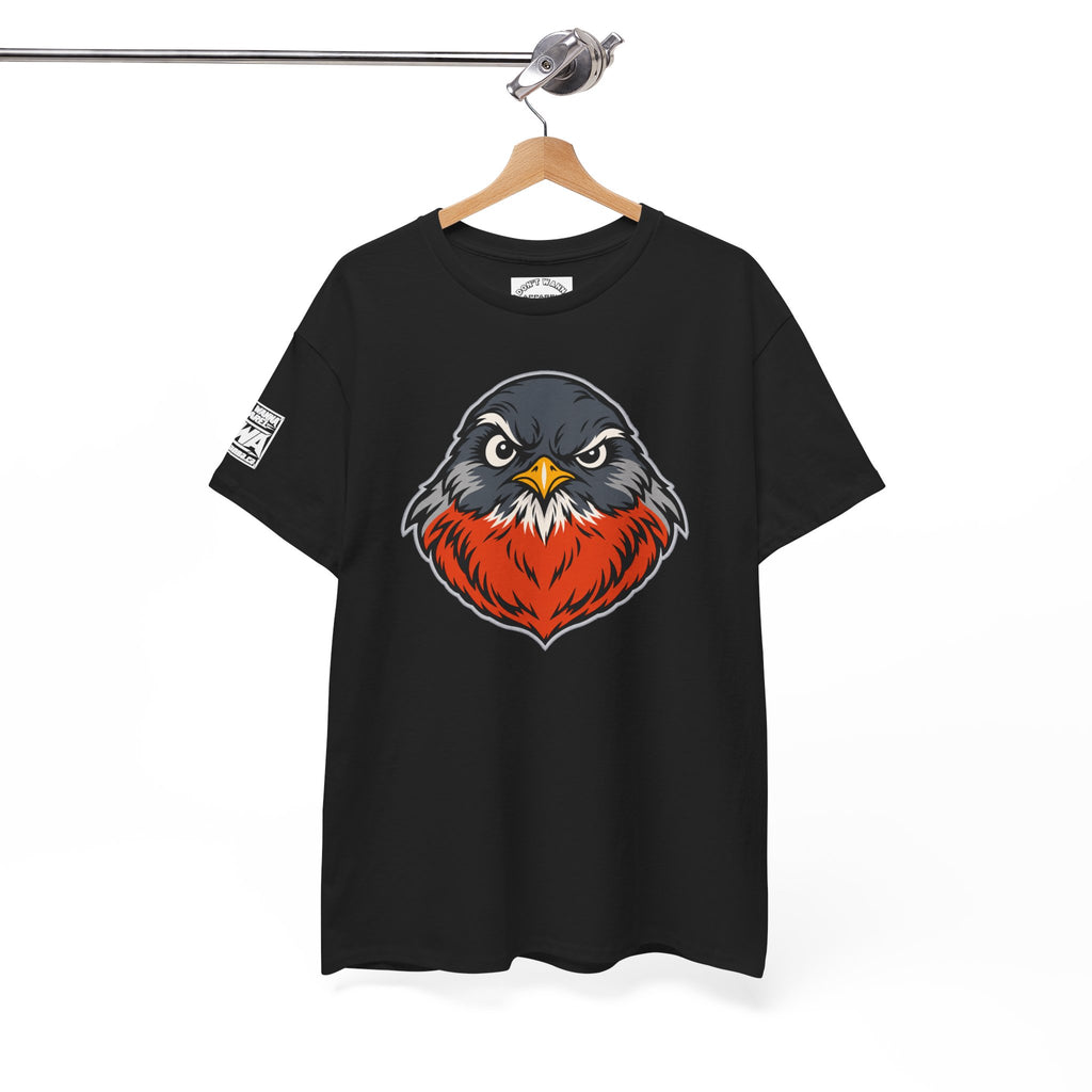 Reluctant Robin Graphic Tee — “The Most Reluctant Bird in All of Gainful Employment”