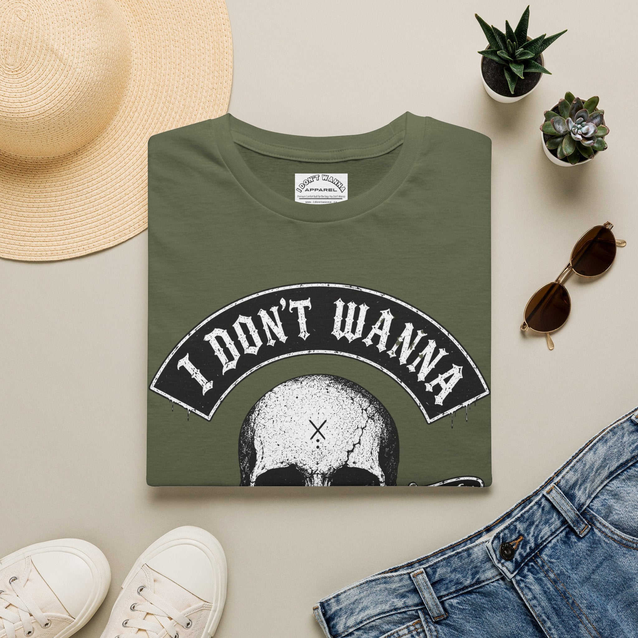 I Don't Wanna Apparel - IDW Badge Heavy Metal Tee