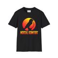 Mortal Komfort Retro Sunset T-Shirt — American Robin Graphic Tee