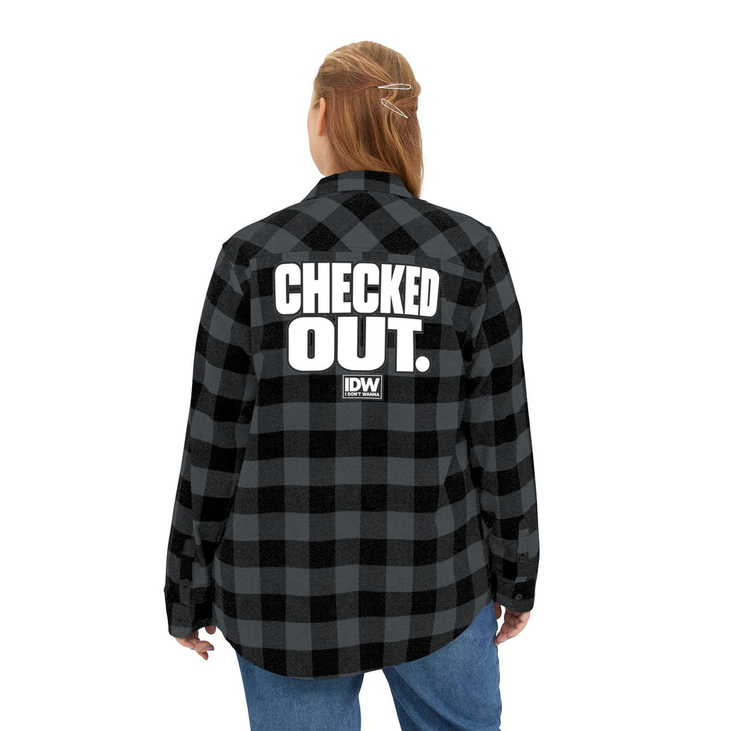 Checked Out Flannel Shirt – Black Plaid Button-Up