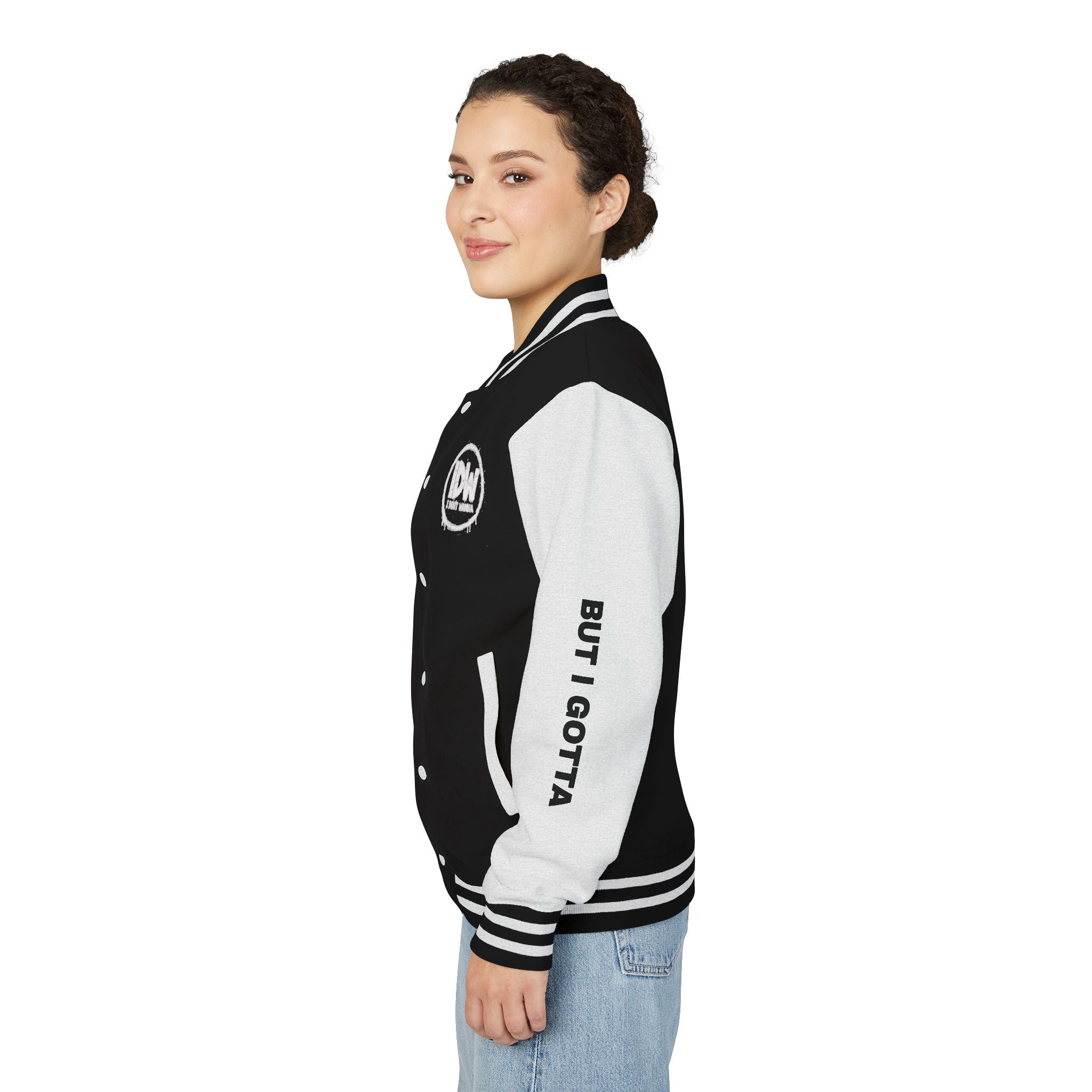 I Don't Wanna Varsity Jacket — "i don't wanna but i gotta"