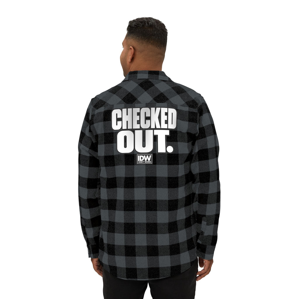 Checked Out Flannel Shirt – Black Plaid Button-Up