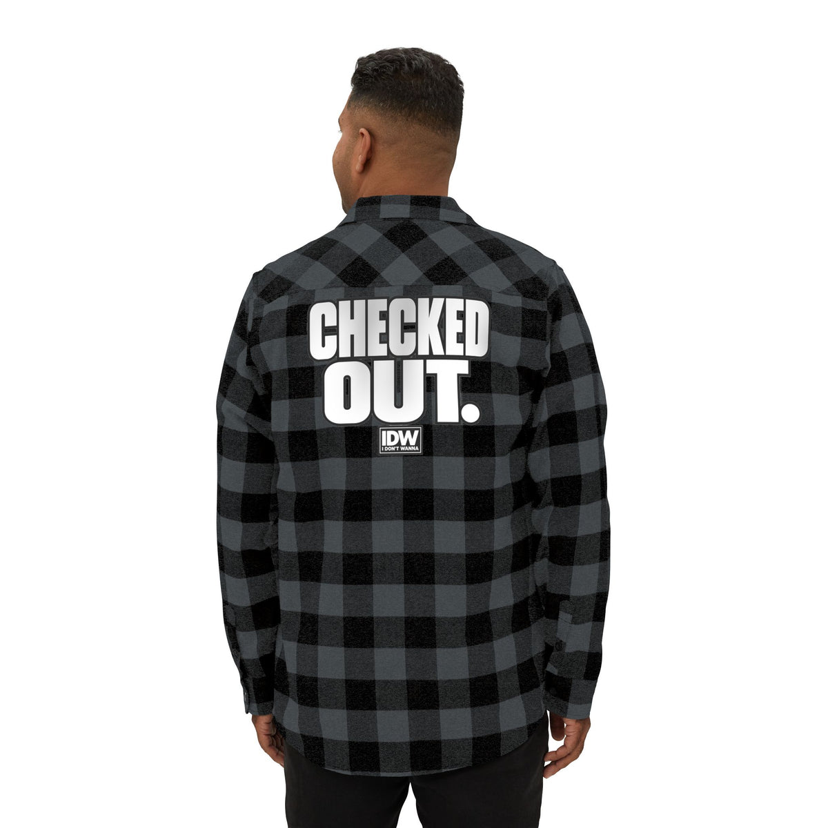 Checked Out Flannel Shirt – Black Plaid Button-Up