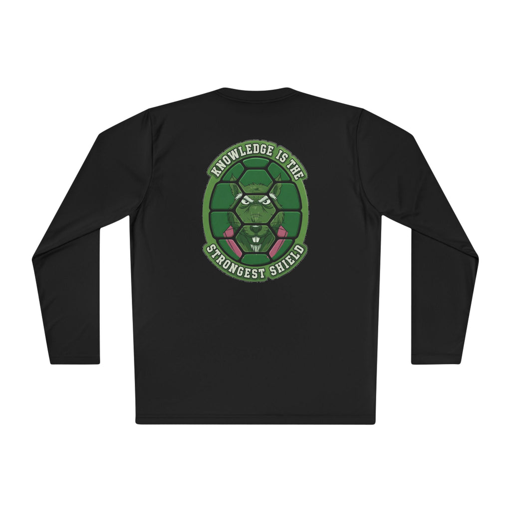 "Knowledge Is the Strongest Shield" Long Sleeve Tee