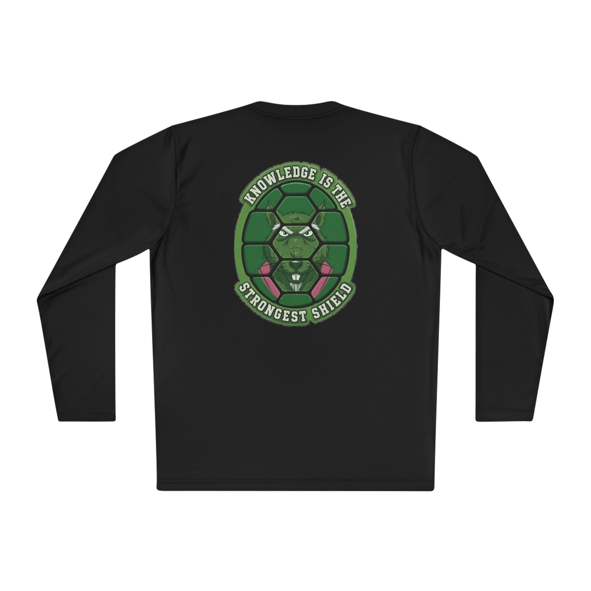 "Knowledge Is the Strongest Shield" Long Sleeve Tee