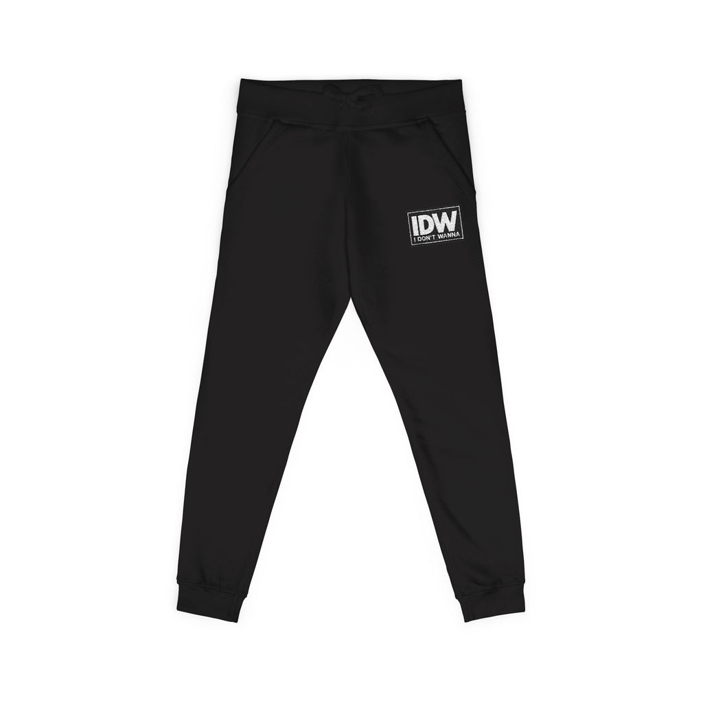 Embroidered “IDW” Fleece Sweatpants