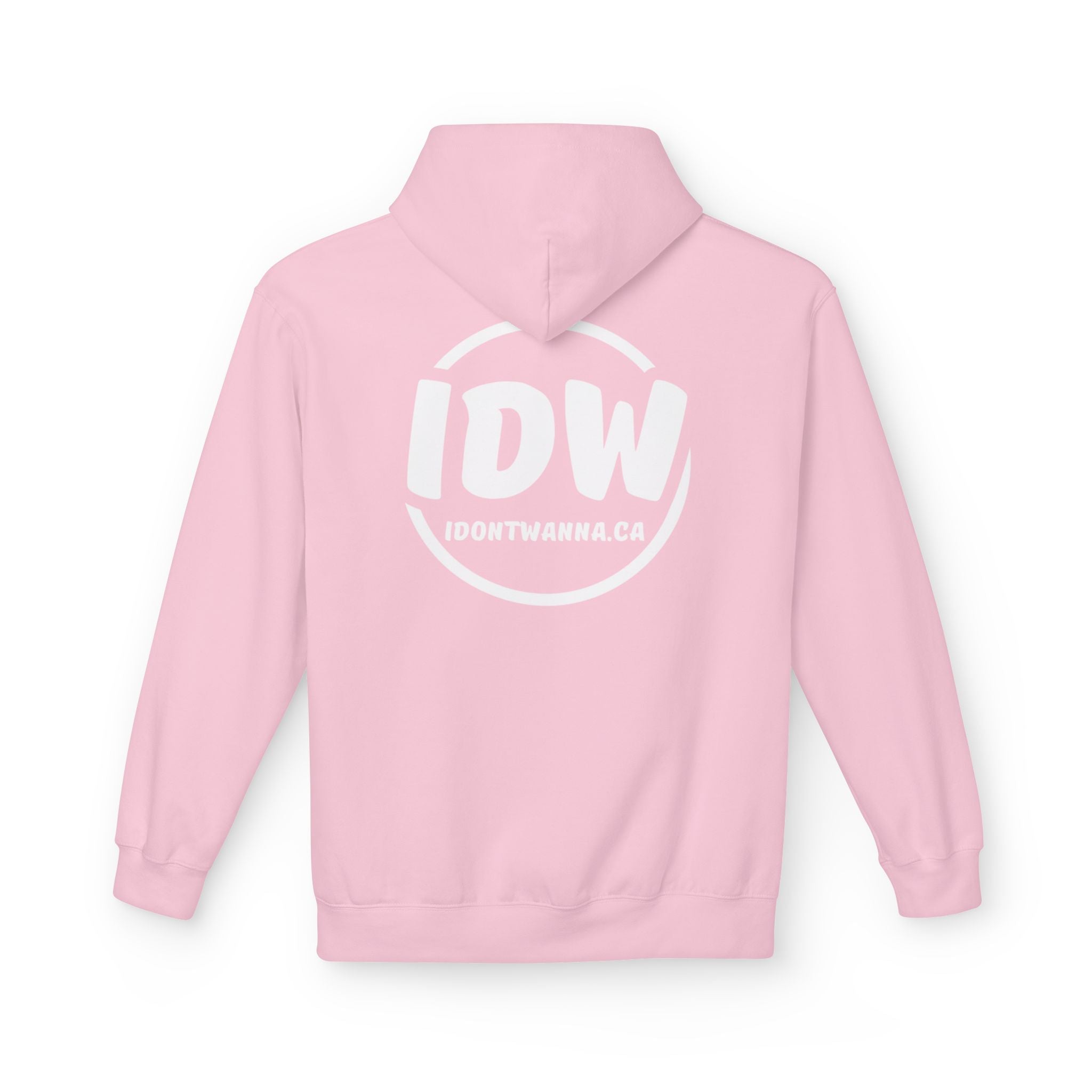 “I Don’t Wanna” Cozy Fleece Hoodie — Bold Mood-Status Pullover