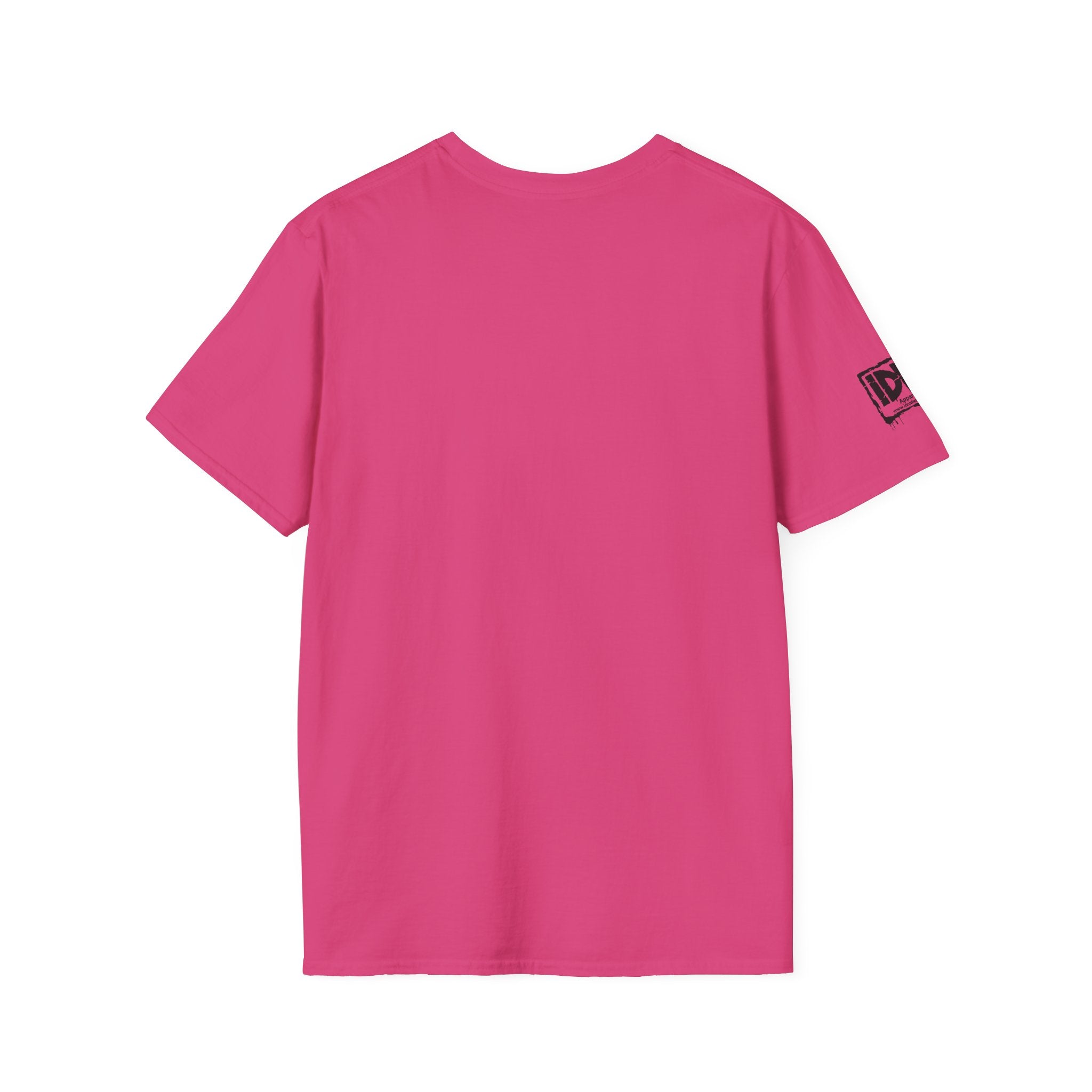 She Doesn't Even Wanna Be Here Funny Mean Girls-Inspired Pink Wednesday Tee