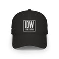 Low Profile Baseball Cap — Embroidered "I DONT WANNA" Hat