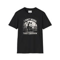 I Don't Wanna I'm Already Tired Tomorrow Retro Tee — Doom Cat Coffee T-Shirt