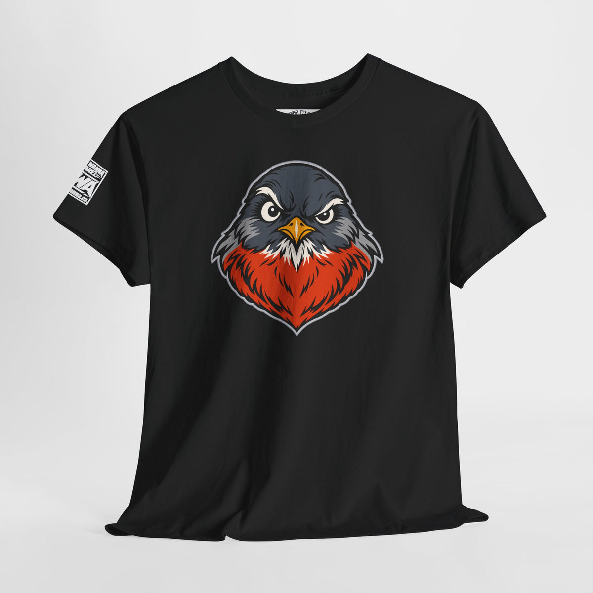 Reluctant Robin Graphic Tee — “The Most Reluctant Bird in All of Gainful Employment”