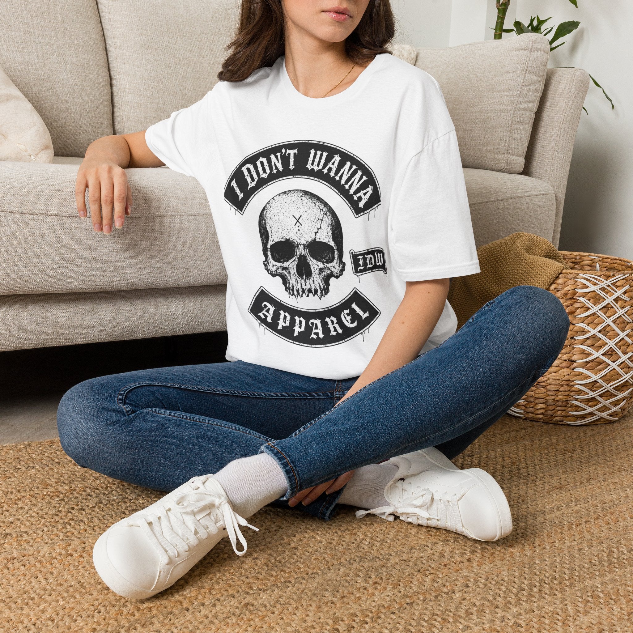 I Don't Wanna Apparel - IDW Badge Heavy Metal Tee