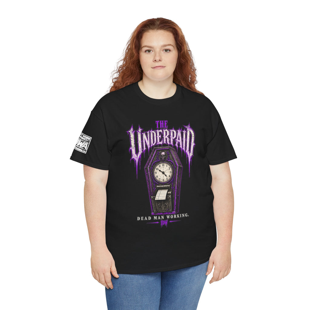 Rest in Debt Gothic Coffin Clock Tee