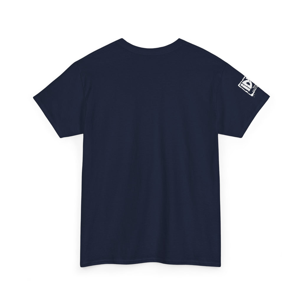Distressed 3D Concrete IDW Logo T-Shirt — Vintage Urban Graphic Tee