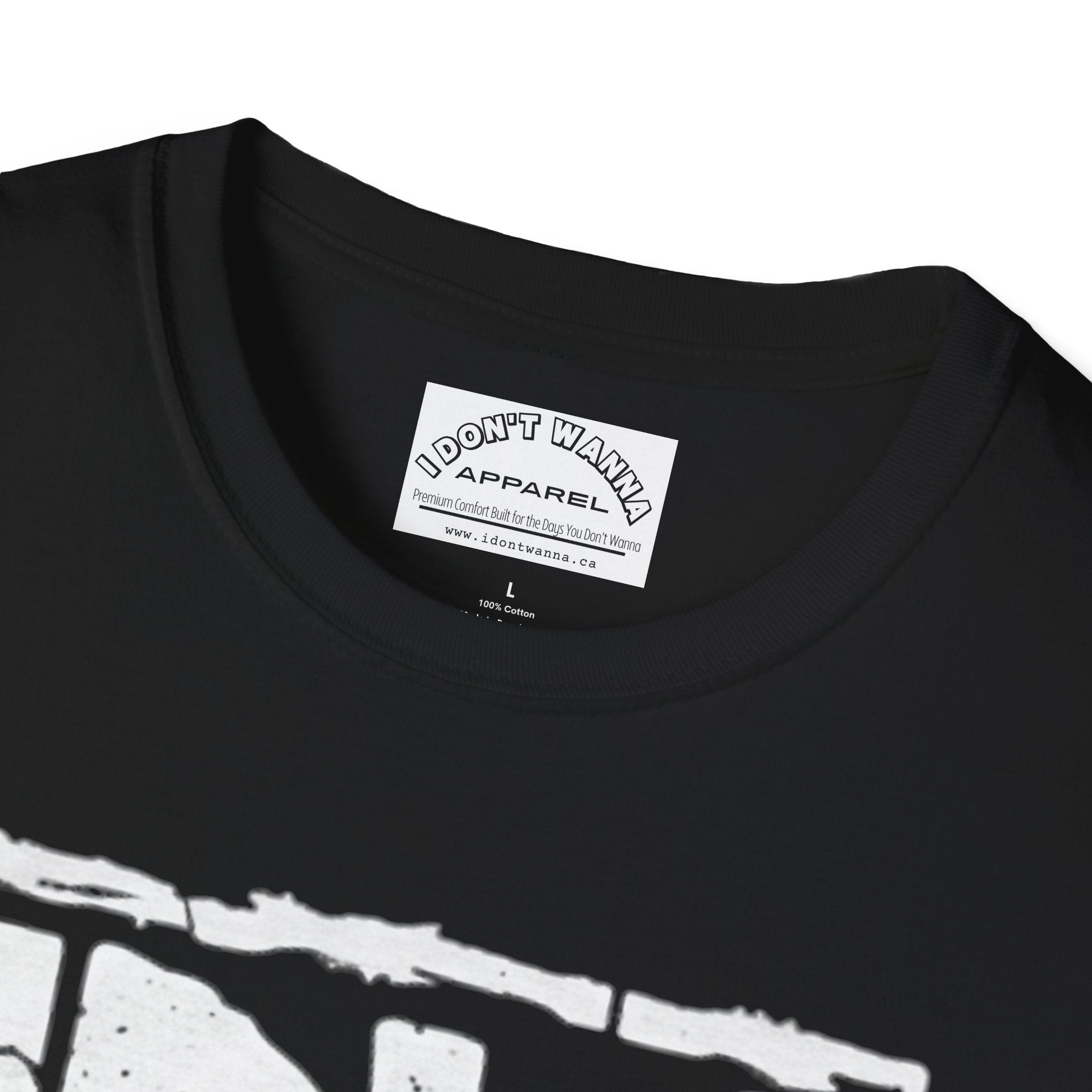 IDW "I Don't Wanna" Graphic T-Shirt — QR Back Tee