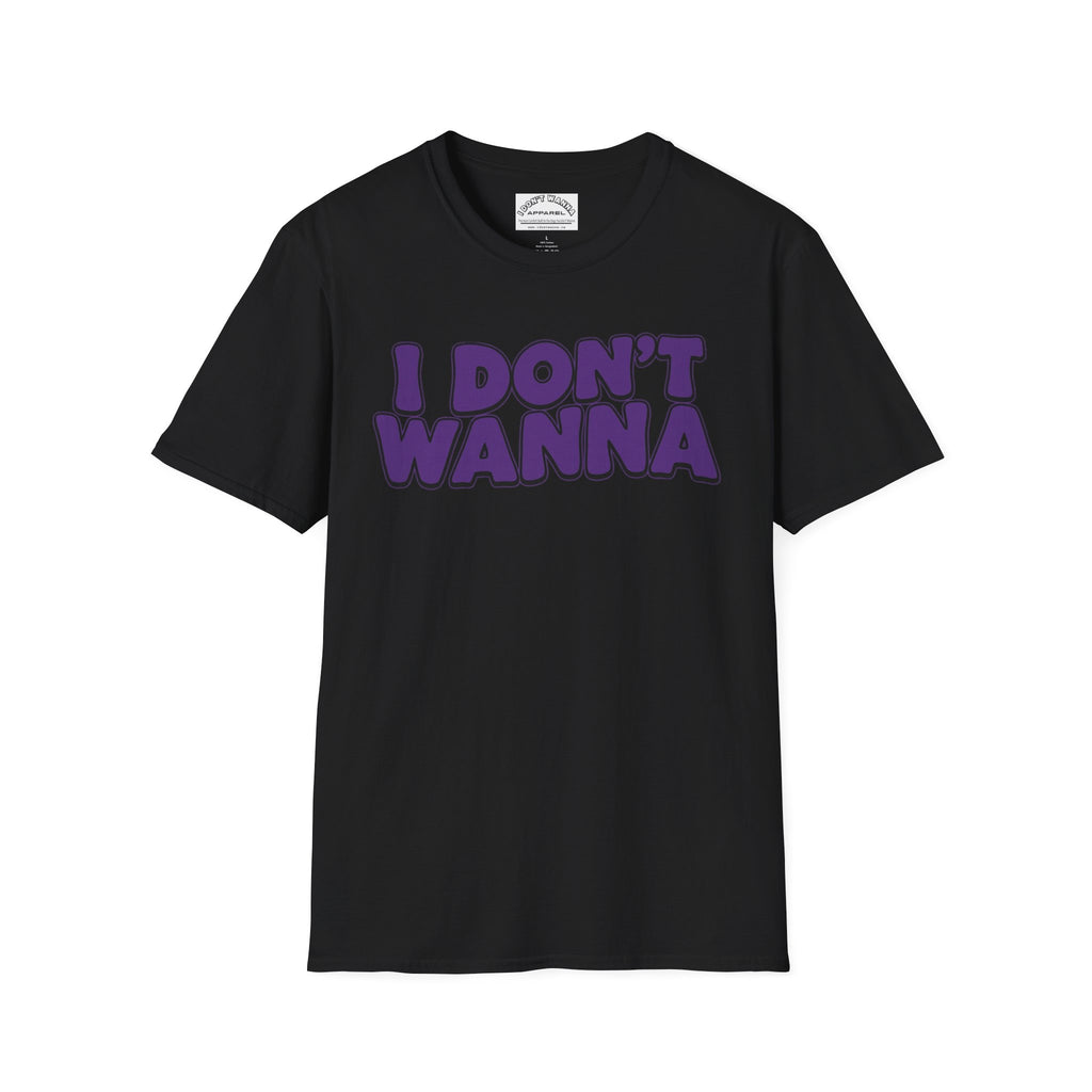 70s Heavy Metal Retro I Don't Wanna Graphic T-Shirt